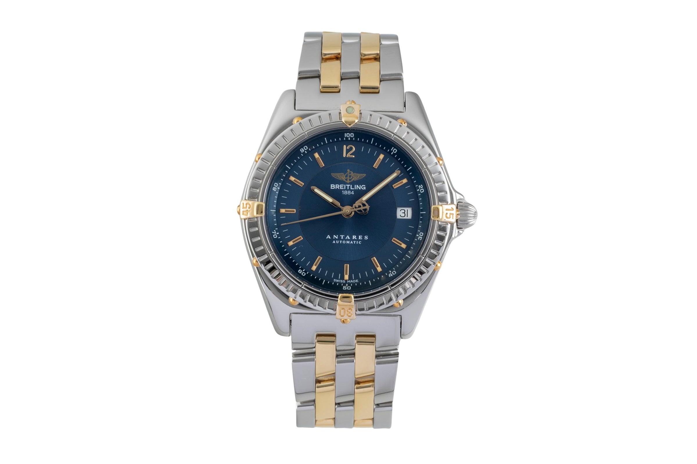 Breitling Antares steel / gold automatic men's watch B10048  [2603864]