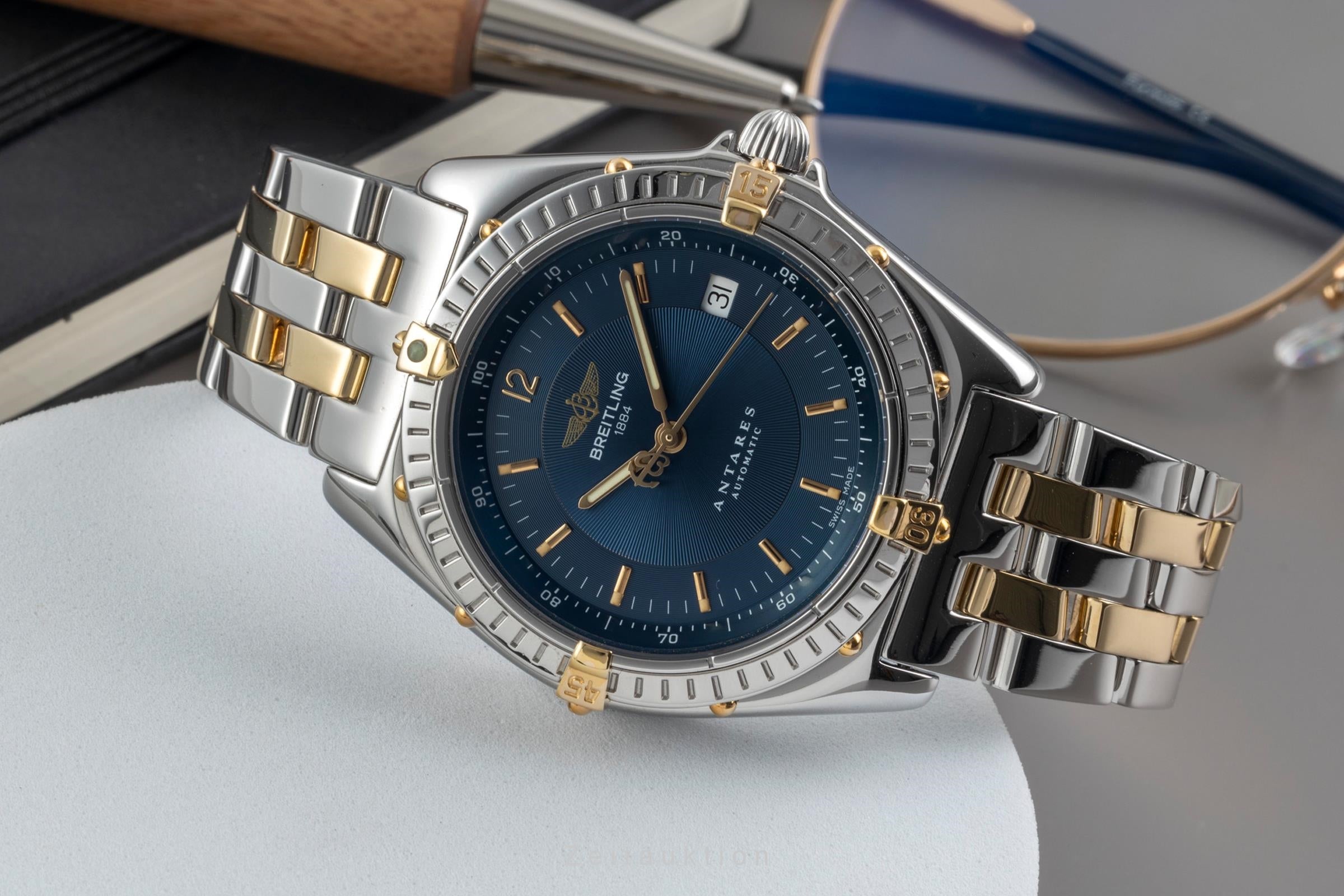 Breitling Antares steel / gold automatic men's watch B10048  [2603864]