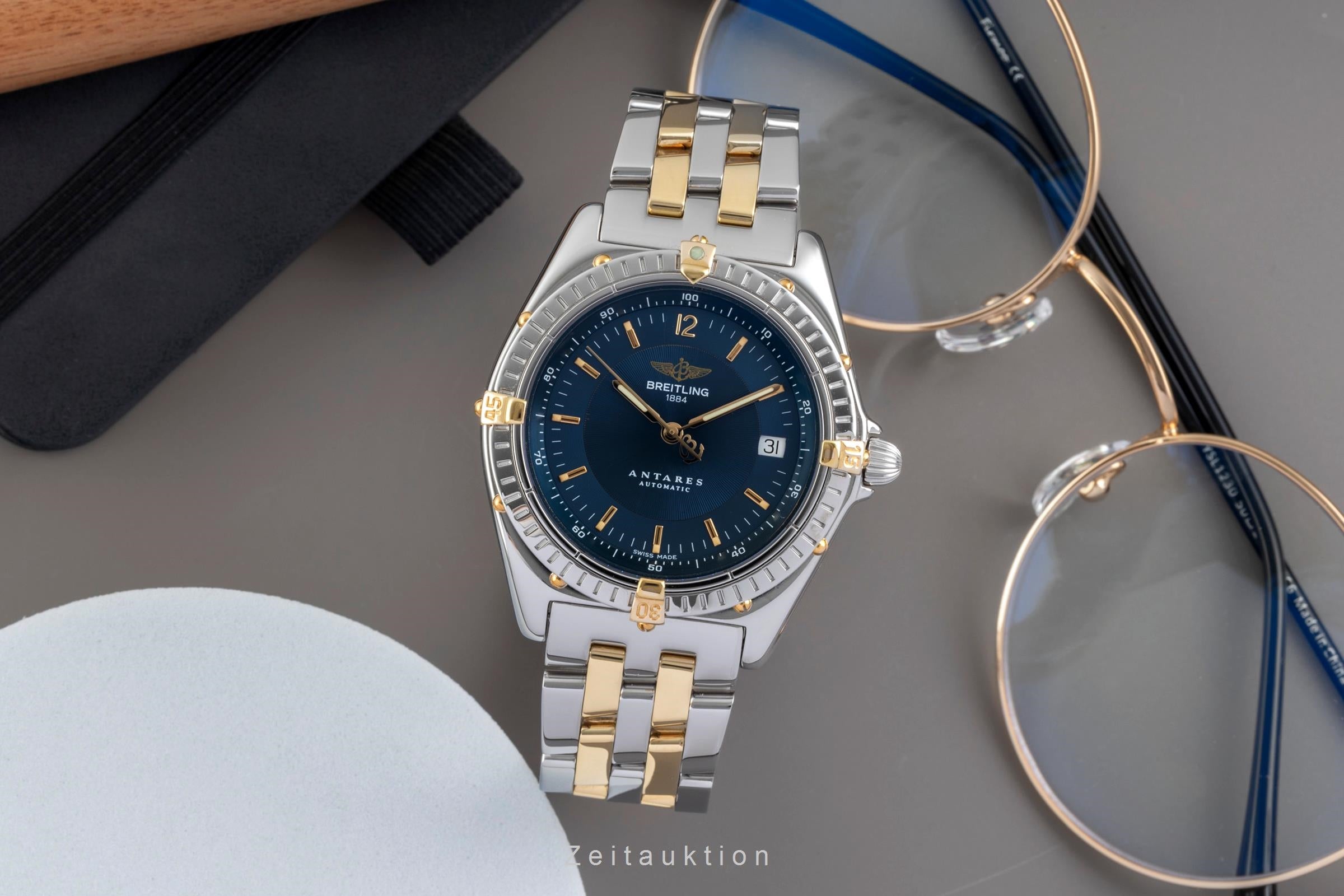 Breitling Antares steel / gold automatic men's watch B10048  [2603864]