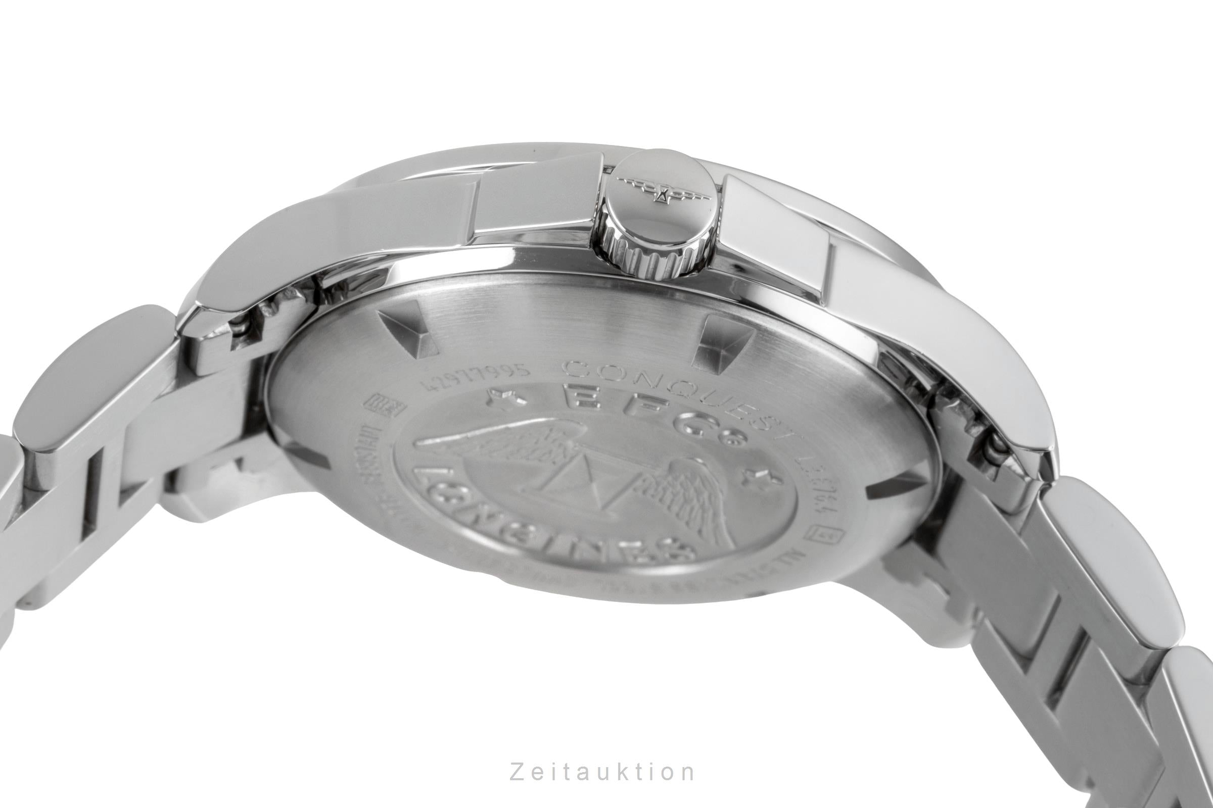 Longines Conquest steel automatic men's watch L3.676.4.99.6 LP: 2250EUR  [2603865]