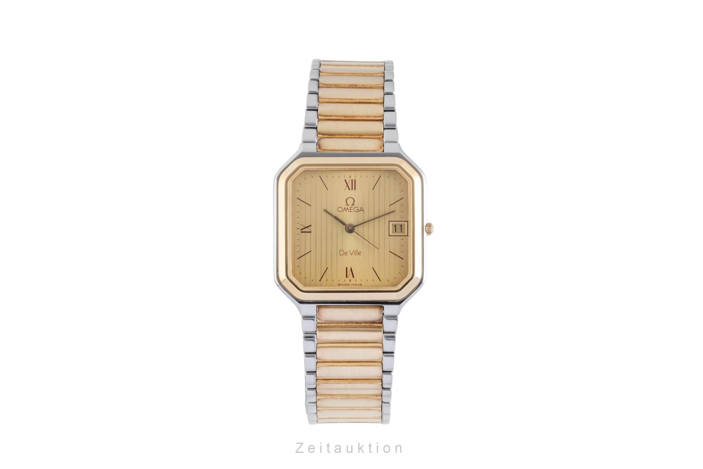Omega DeVille American Stahl / Gold Herrenuhr Ref. DL 396.0949 Vintage Klassiker [2603868]