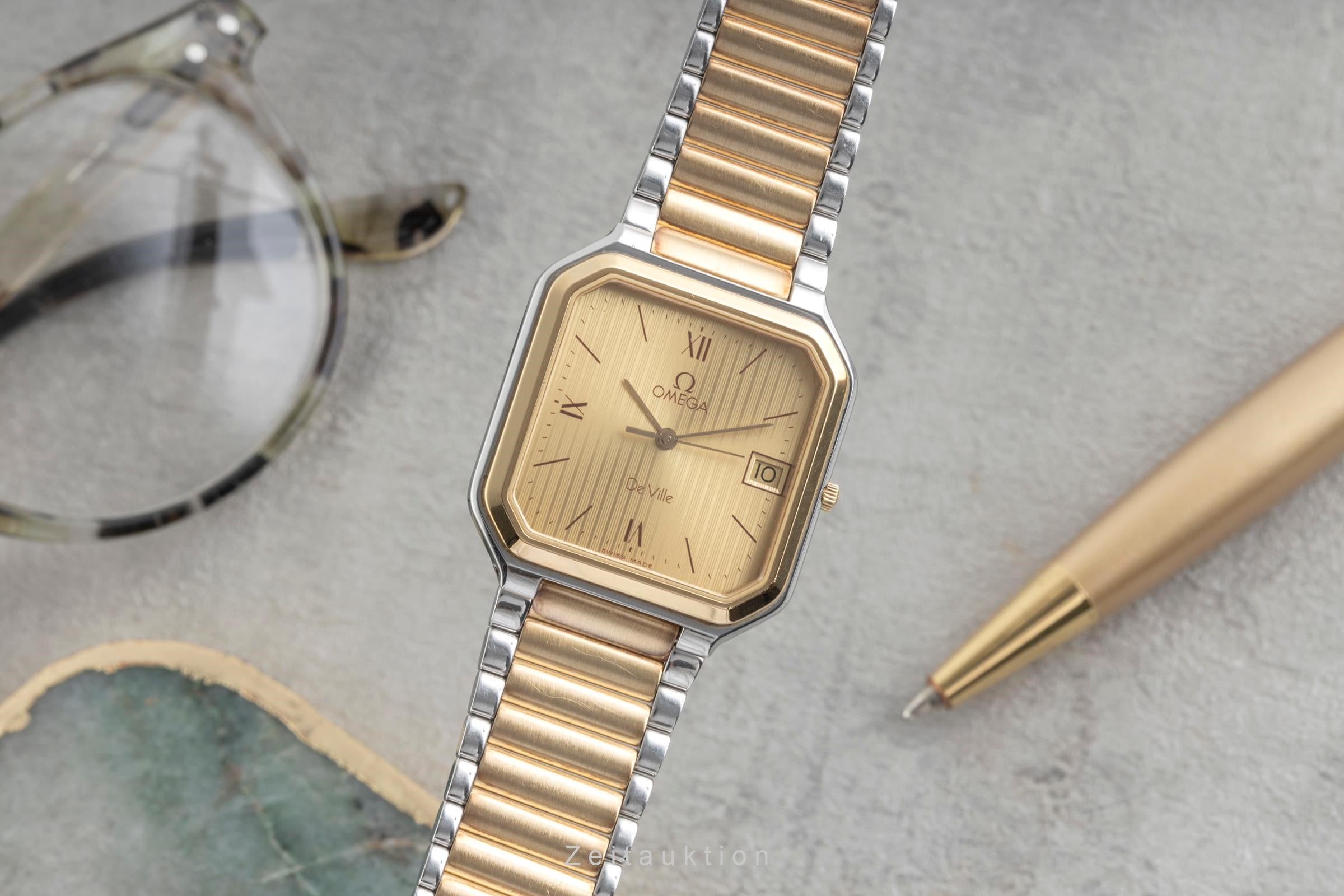 Omega De Ville steel / gold quartz Kal. 1430 Ref. DL 396.0949