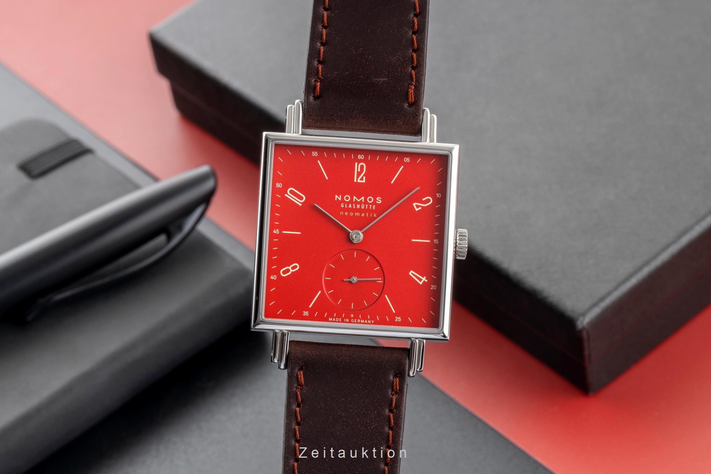 Nomos Tetra acero automático reloj para caballeros 421.S2 Limited  [2603869]