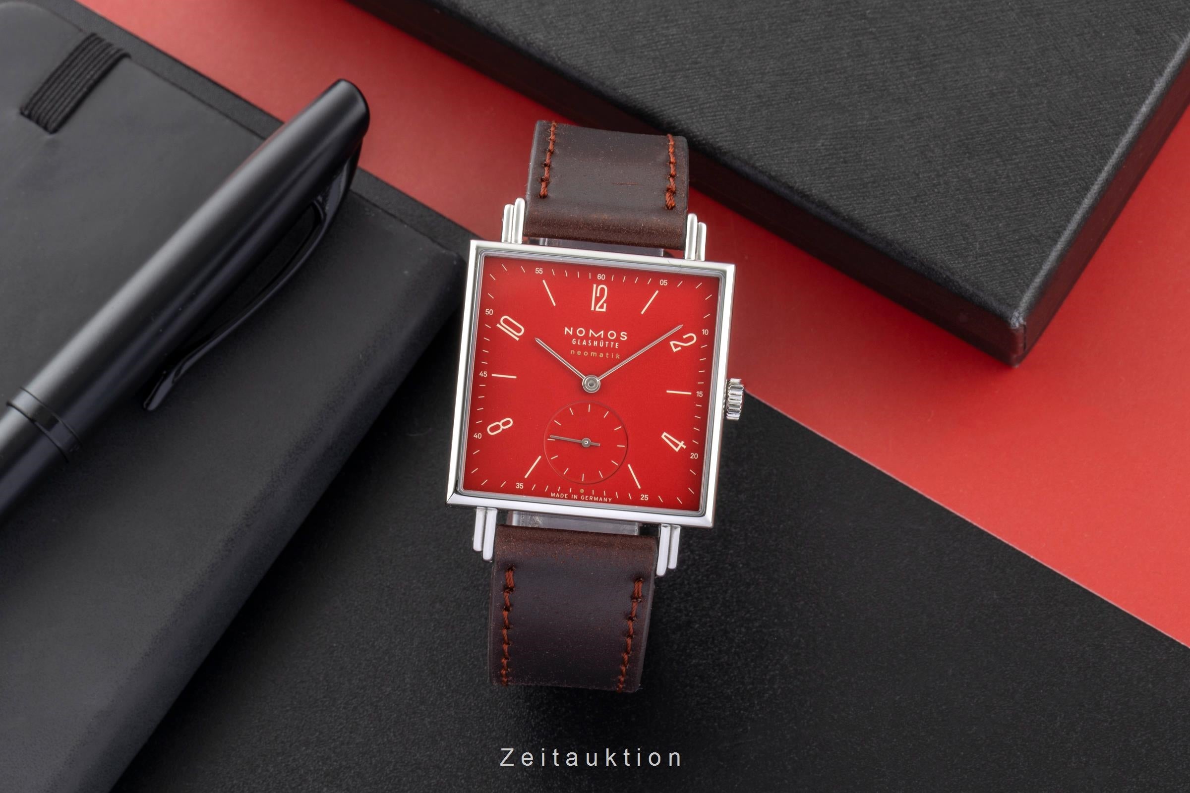 Nomos Tetra acero automático reloj para caballeros 421.S2 Limited  [2603869]