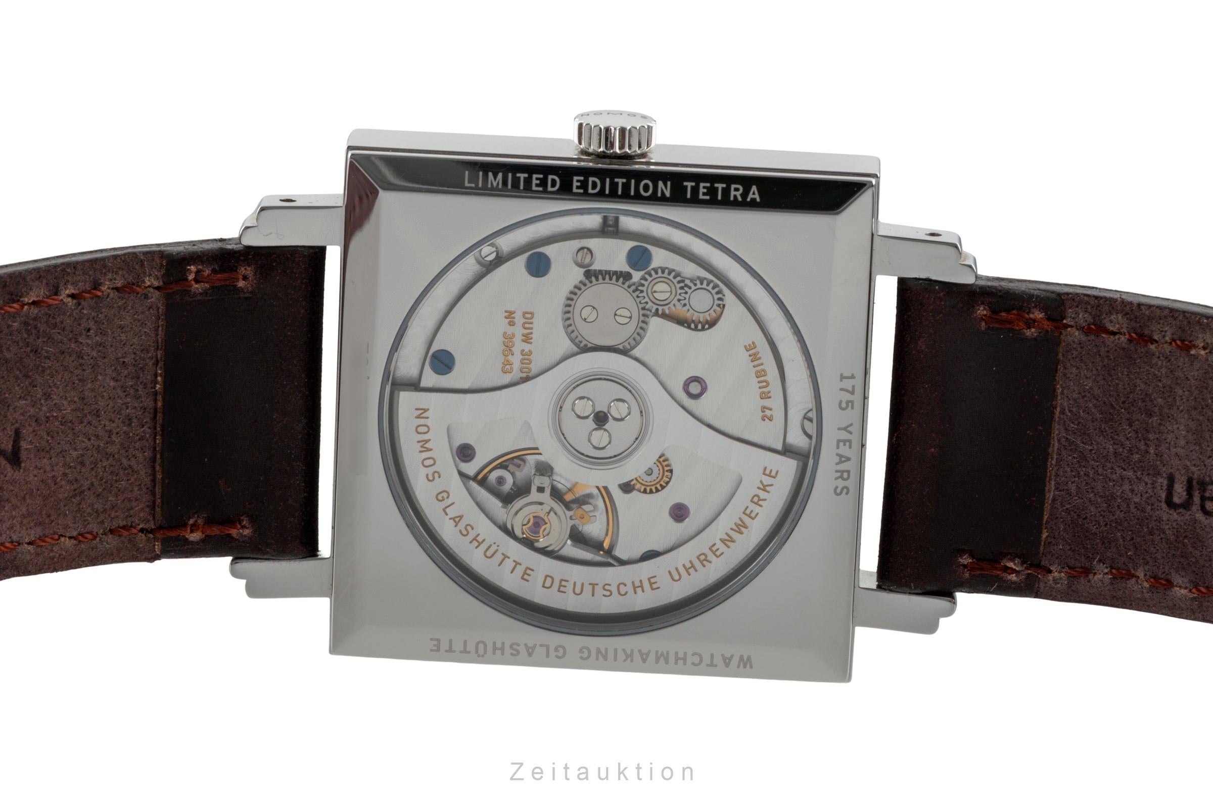 Nomos Tetra acero automático reloj para caballeros 421.S2 Limited  [2603869]