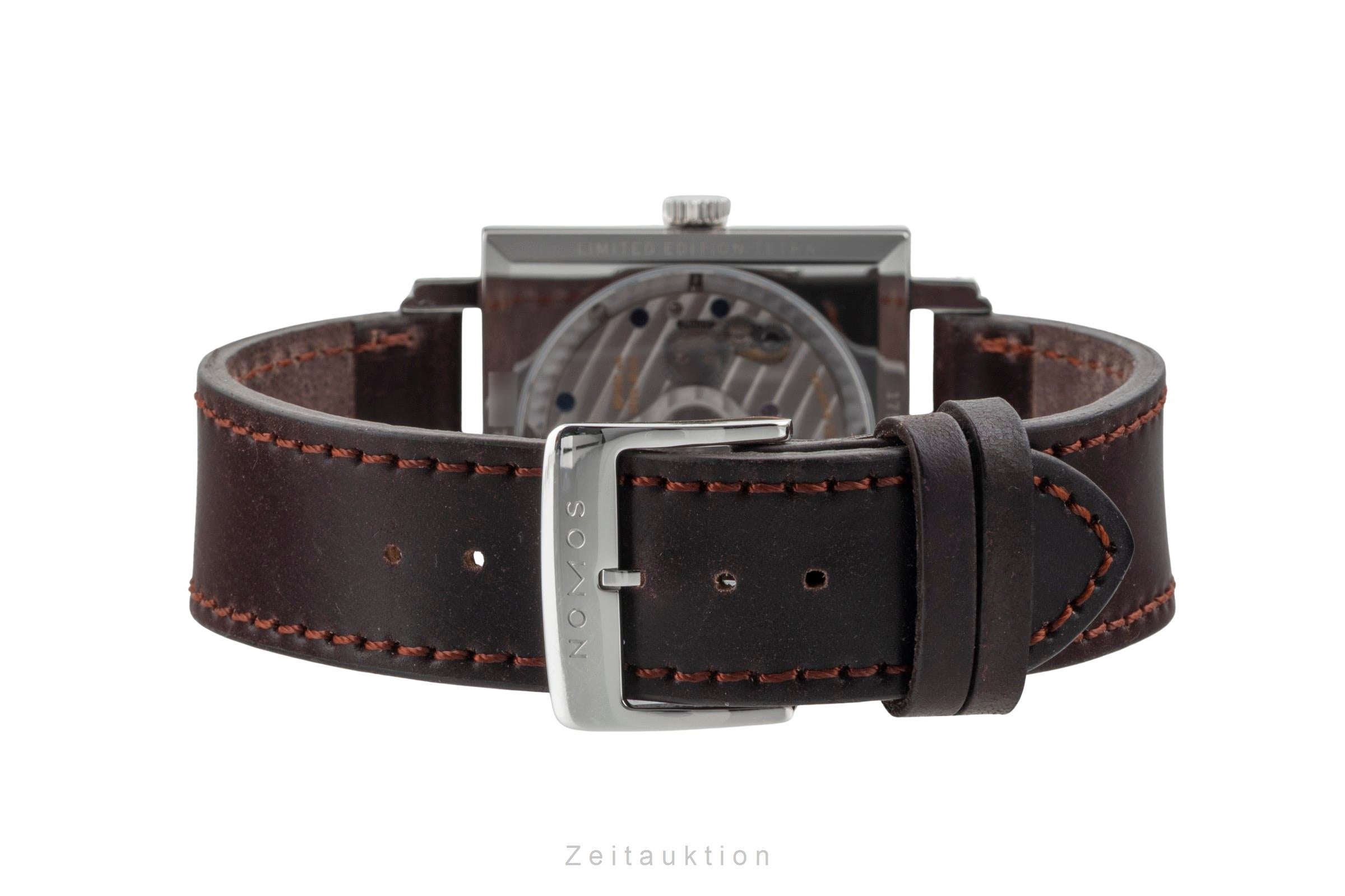 Nomos Tetra acero automático reloj para caballeros 421.S2 Limited  [2603869]