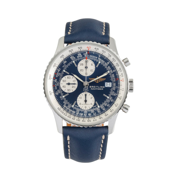 Breitling Old Navitimer Chronograph Edelstahl Automatik Ref. A13322 B&P 1999 [2603873]