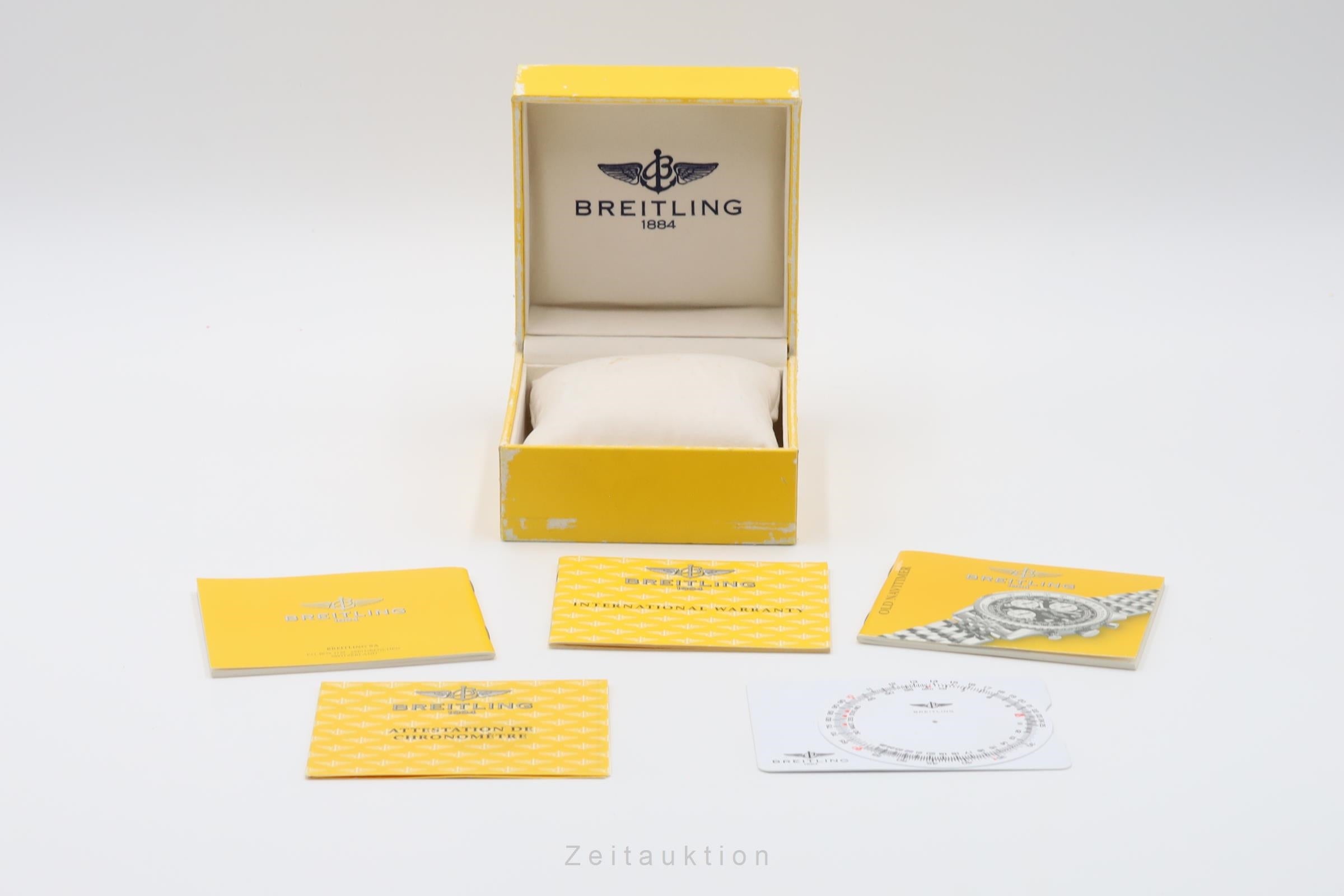 Breitling Old Navitimer Chronograph Edelstahl Automatik Ref. A13322 B&P 1999 [2603873]