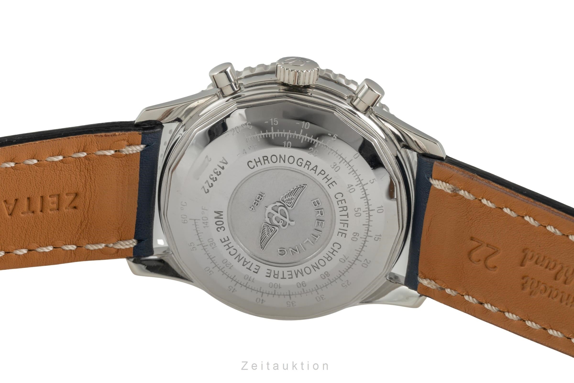 Breitling Old Navitimer Chronograph Edelstahl Automatik Ref. A13322 B&P 1999 [2603873]