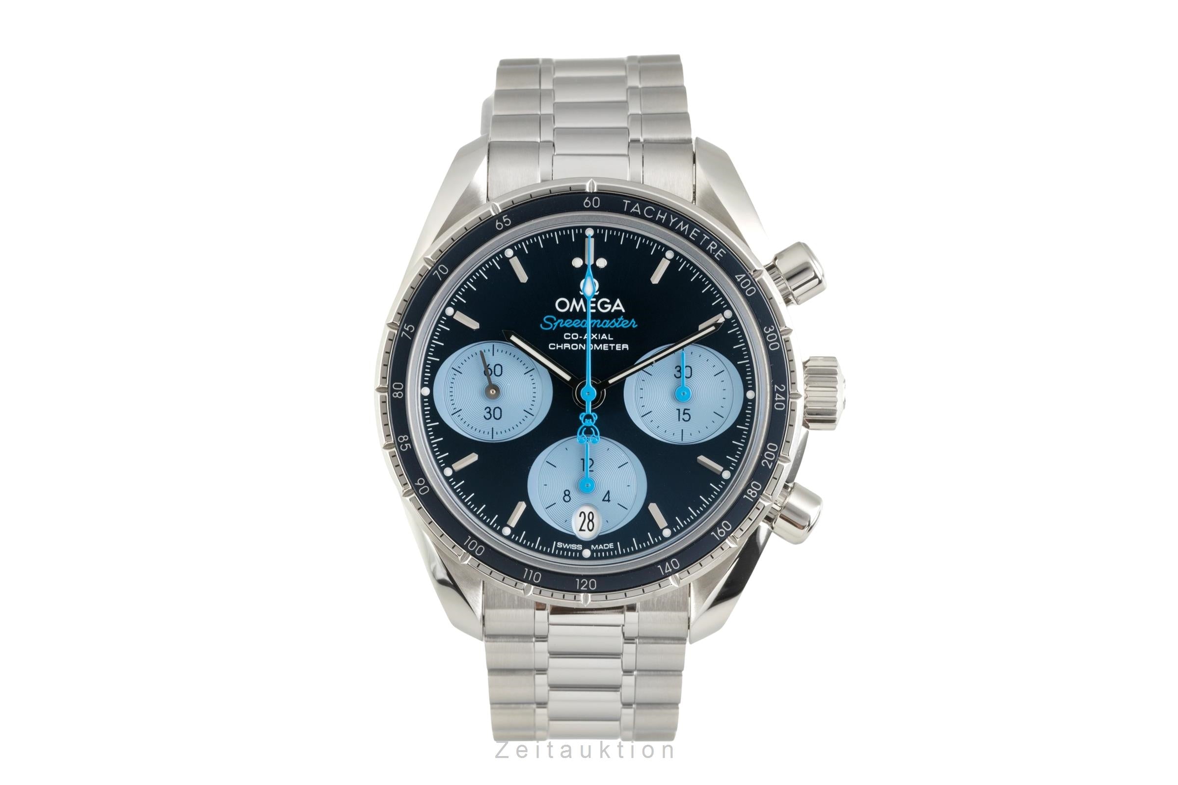 Omega Speedmaster chronograph steel automatic Kal. 3330 Ref