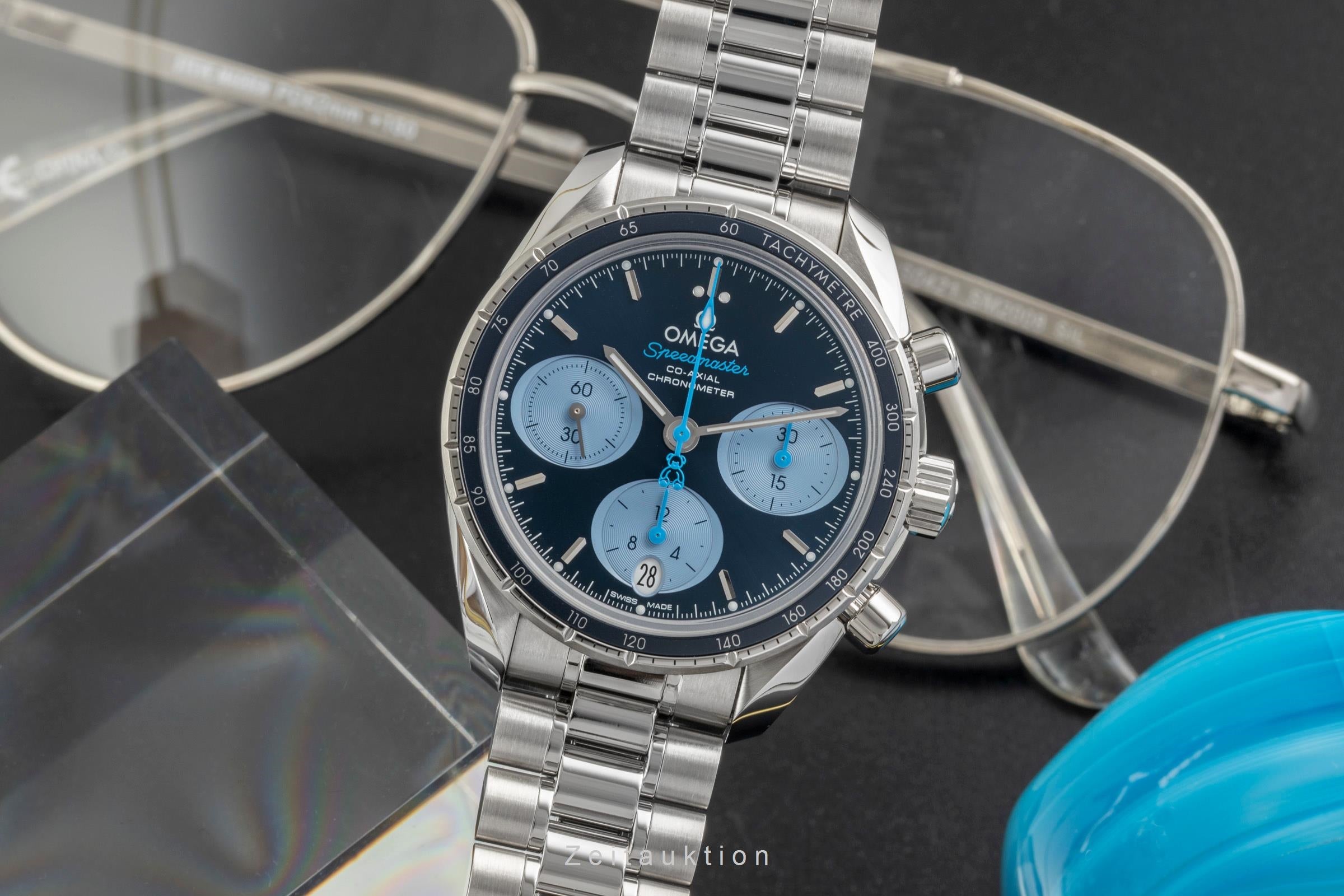 Omega Speedmaster chronographe acier automatique montre pour hommes 324.30.38.50.03.002  [2603875]