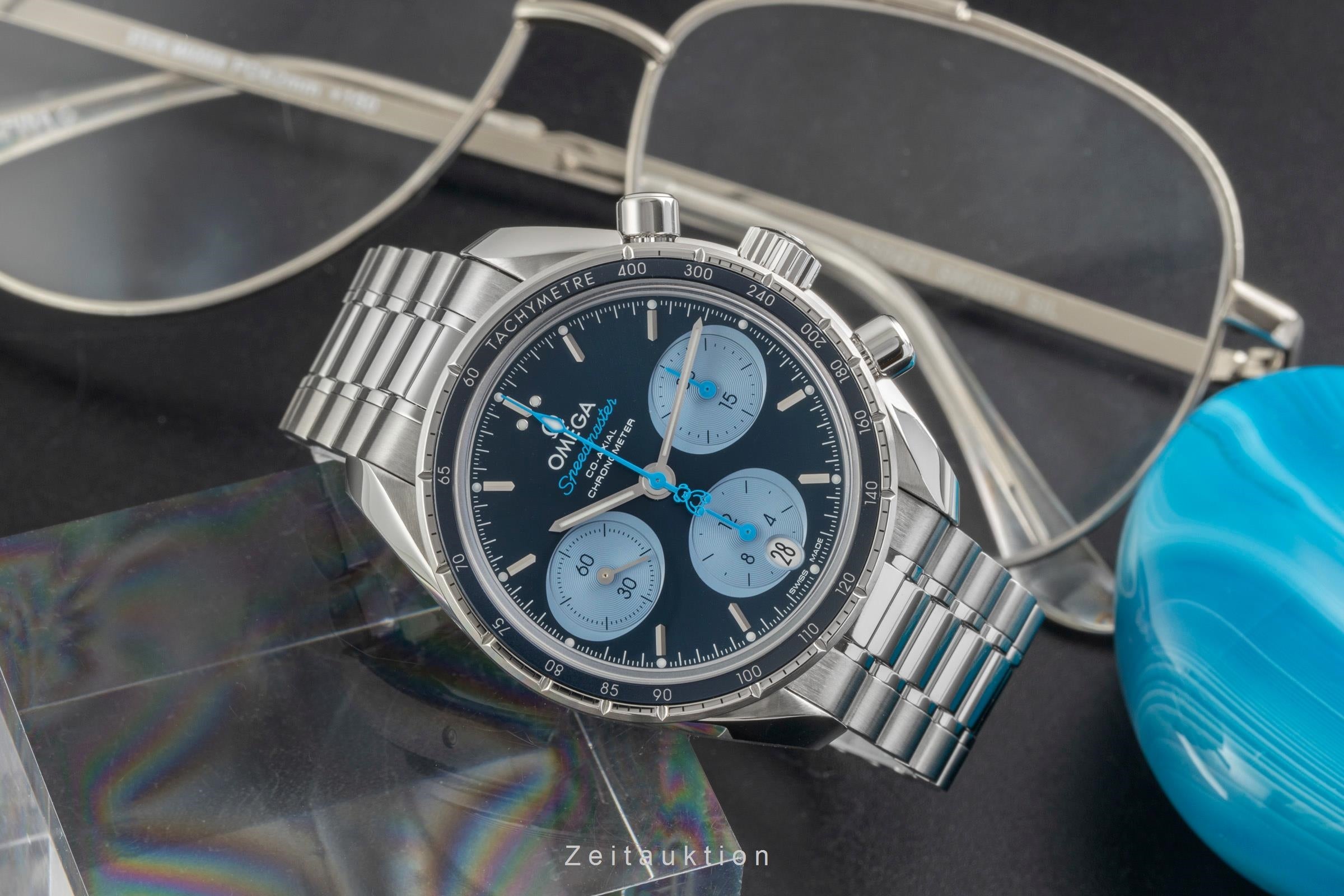 Omega Speedmaster chronographe acier automatique montre pour hommes 324.30.38.50.03.002  [2603875]