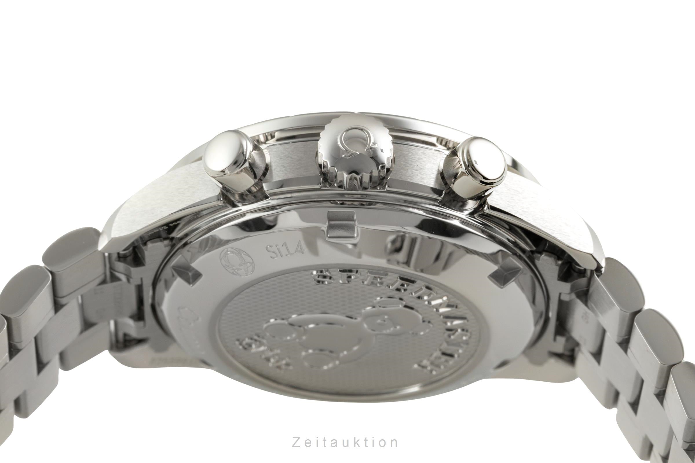 Omega Speedmaster chronograph steel automatic Kal. 3330 Ref