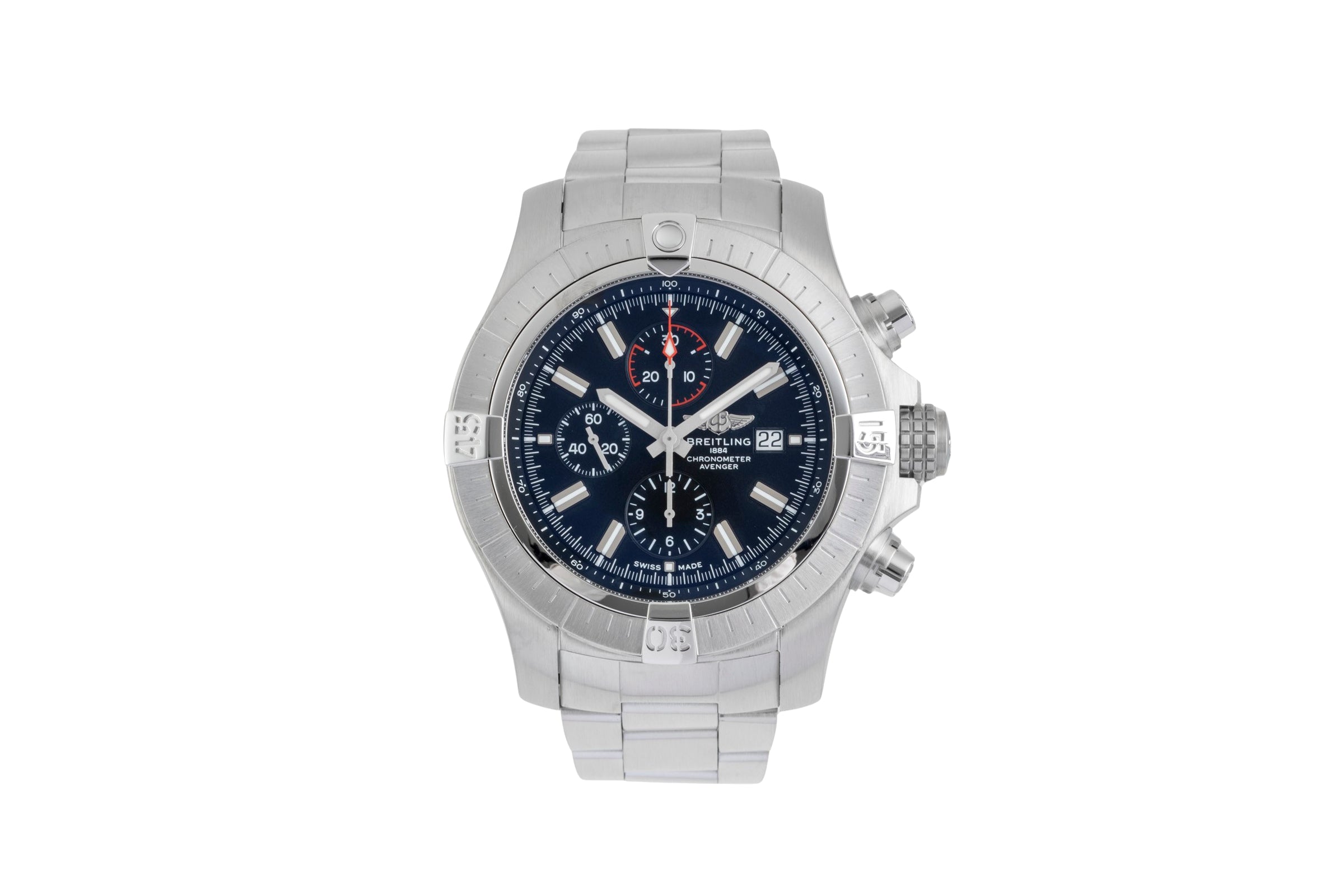 Breitling Super Avenger chronograph steel automatic men's watch A13375101B1A1  [2603880]