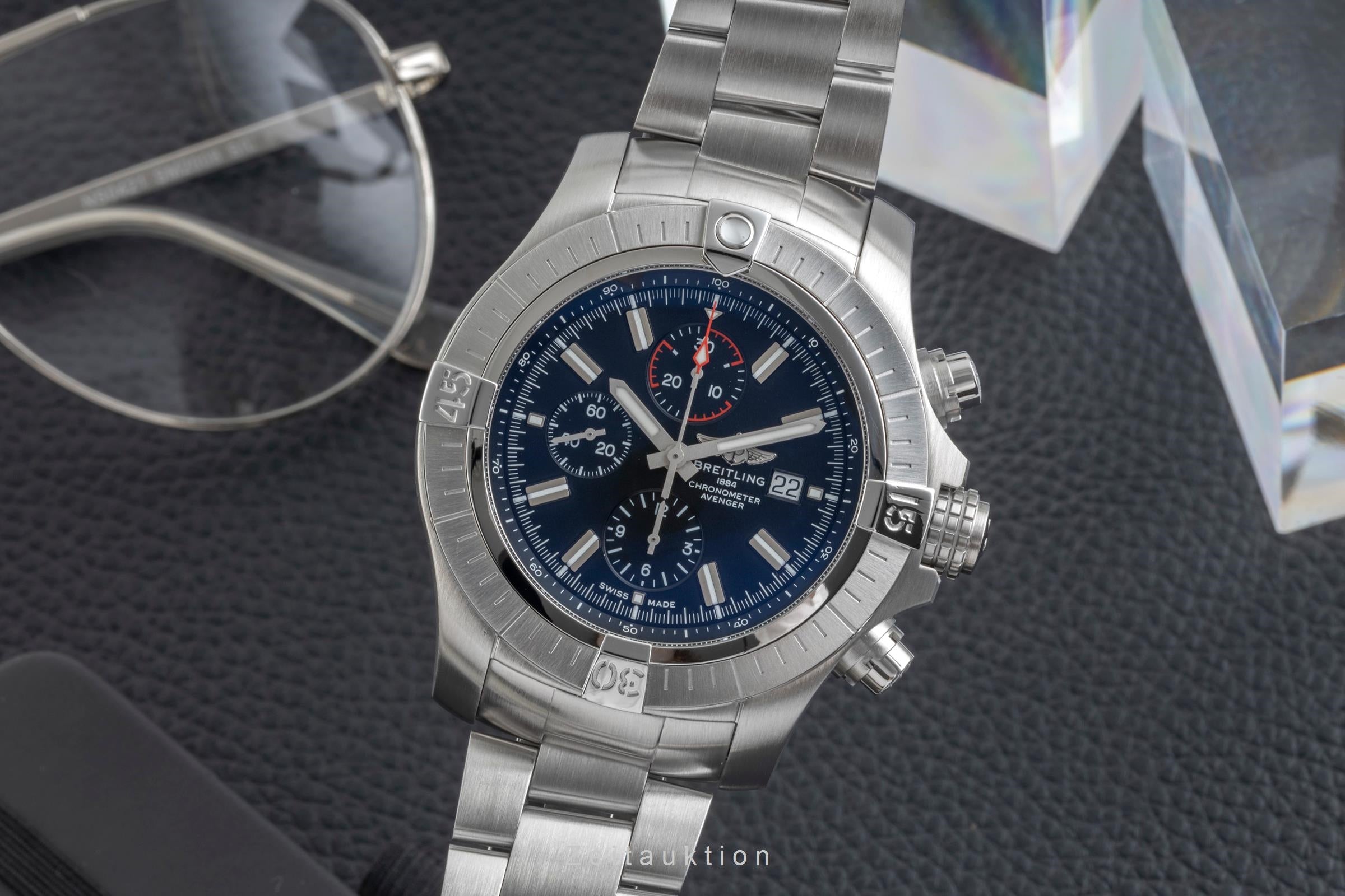 Breitling Super Avenger cronografo acciaio automatismo orologio da uomo A13375101B1A1  [2603880]