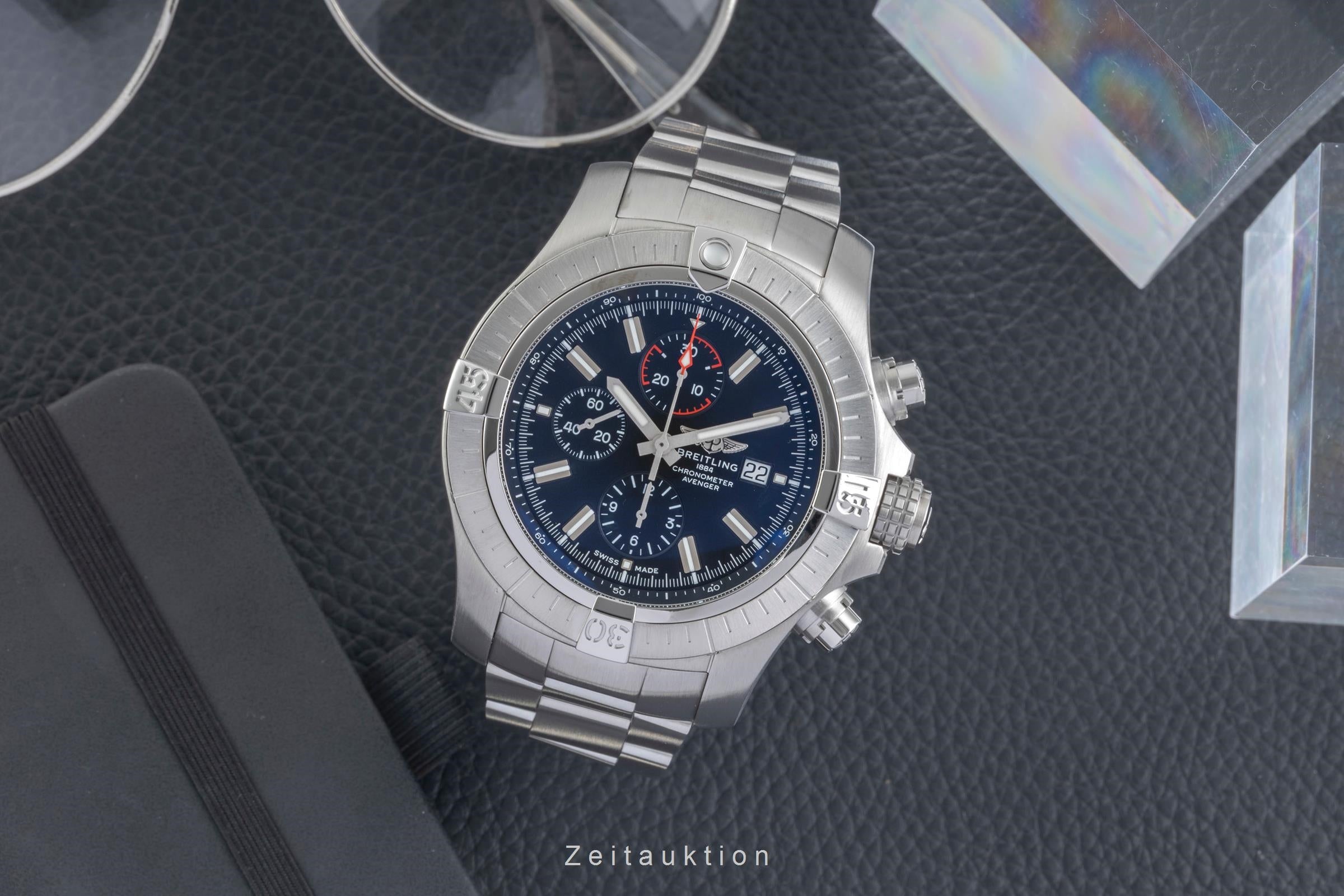 Breitling Super Avenger cronografo acciaio automatismo orologio da uomo A13375101B1A1  [2603880]