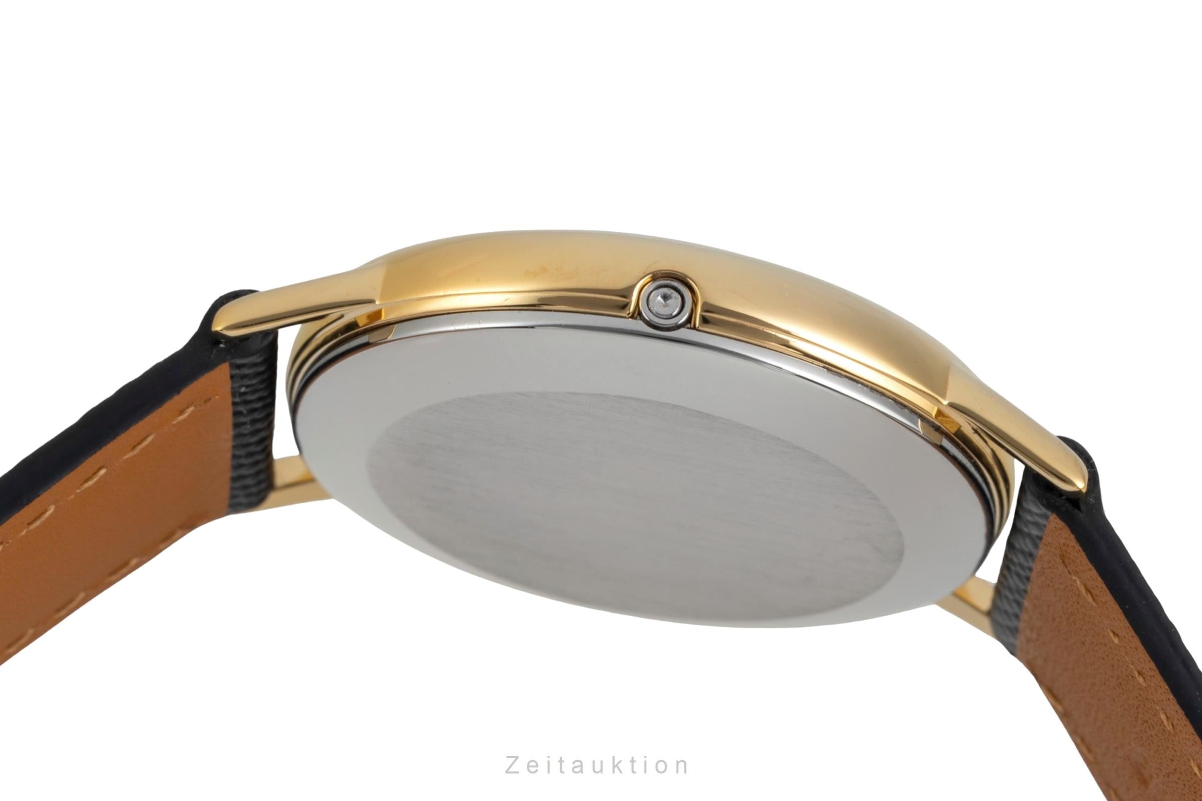 Omega De Ville acero / banado en oro cuarzo reloj para caballeros 191.0092 Vintage  [2603882]