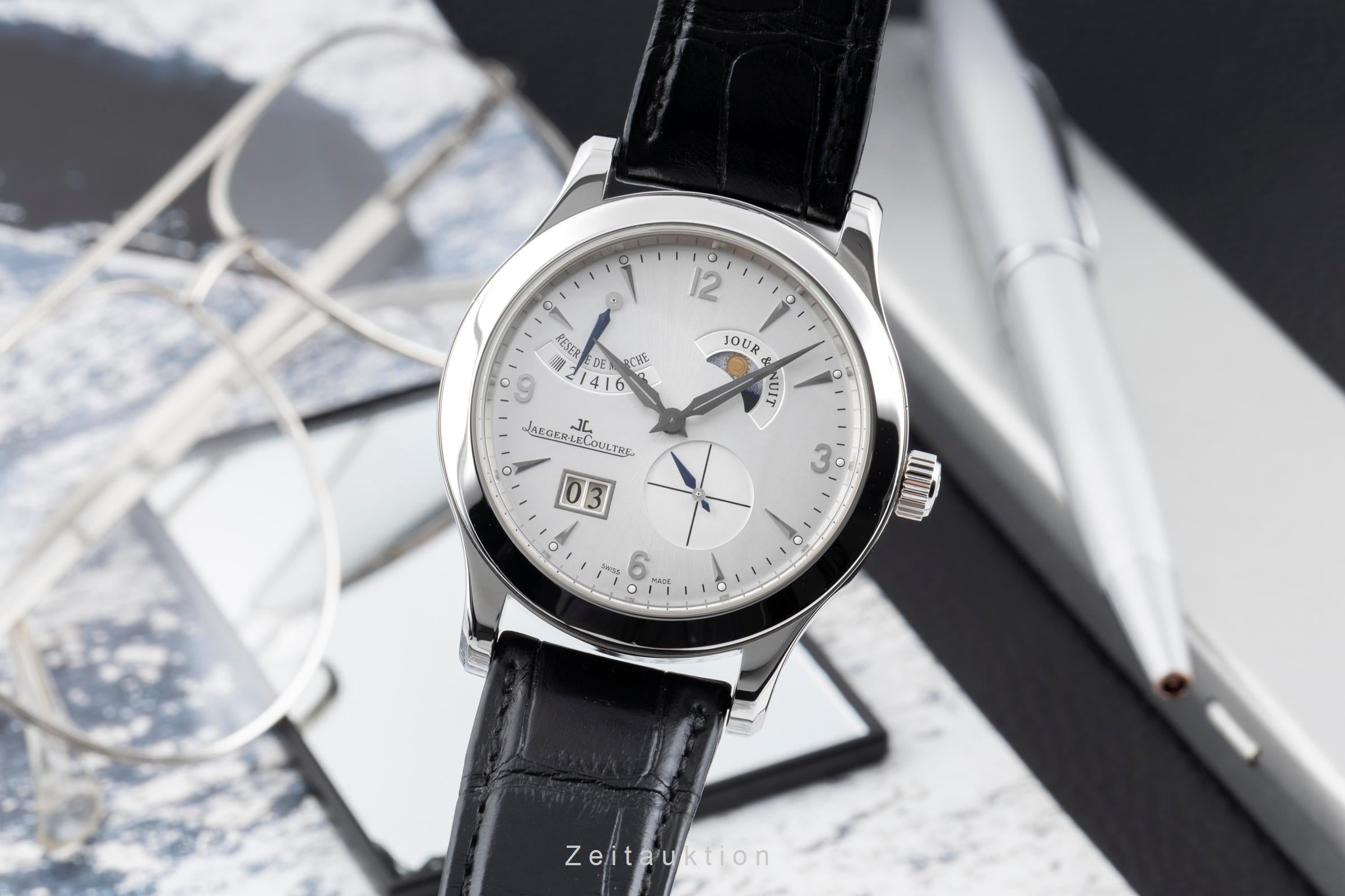 Jaeger LeCoultre Master Control acier à remontage manuel montre pour hommes Q1608420, 146.8.17.S  [2603884]