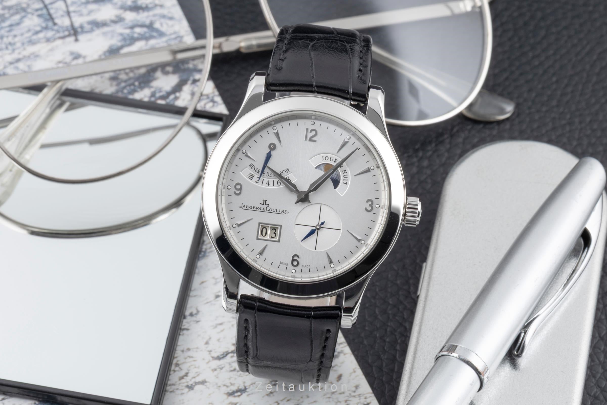 Jaeger LeCoultre Master Control acier à remontage manuel montre pour hommes Q1608420, 146.8.17.S  [2603884]