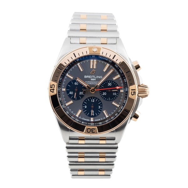 Breitling Chronomat 42 B01 Stahl / Gold Automatik Ref. UB0134101B1U1 B&P 2020 [2603885]