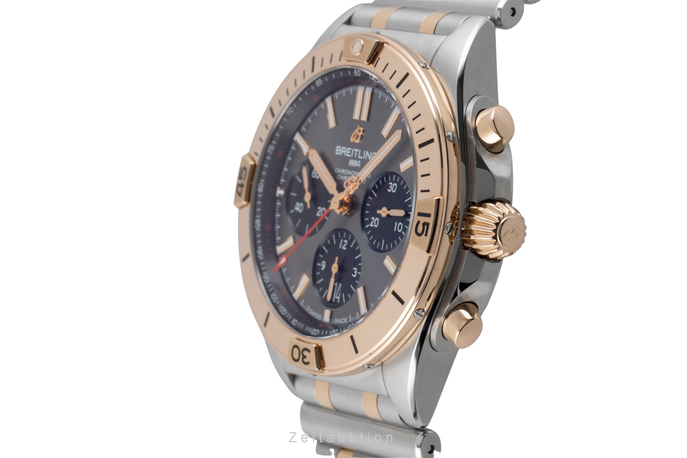 Breitling Chronomat 42 B01 Stahl / Gold Automatik Ref. UB0134101B1U1 B&P 2020 [2603885]