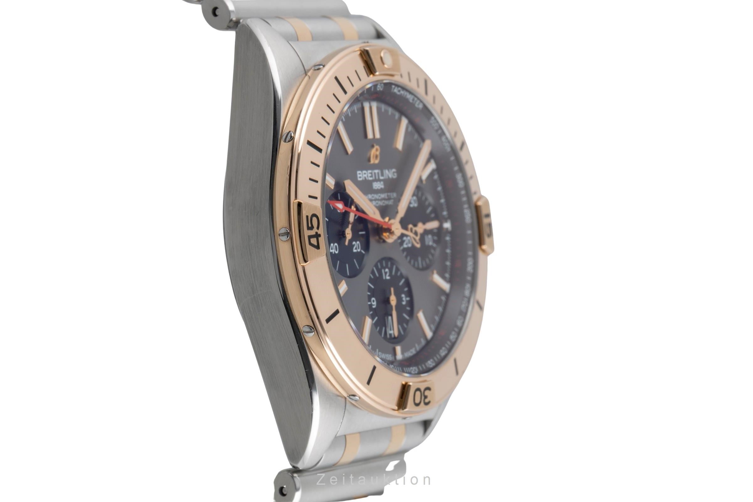 Breitling Chronomat 42 B01 Stahl / Gold Automatik Ref. UB0134101B1U1 B&P 2020 [2603885]