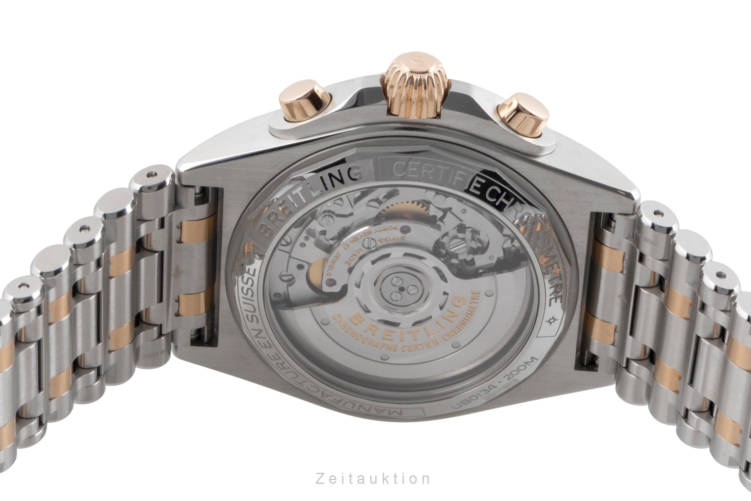 Breitling Chronomat 42 B01 Stahl / Gold Automatik Ref. UB0134101B1U1 B&P 2020 [2603885]