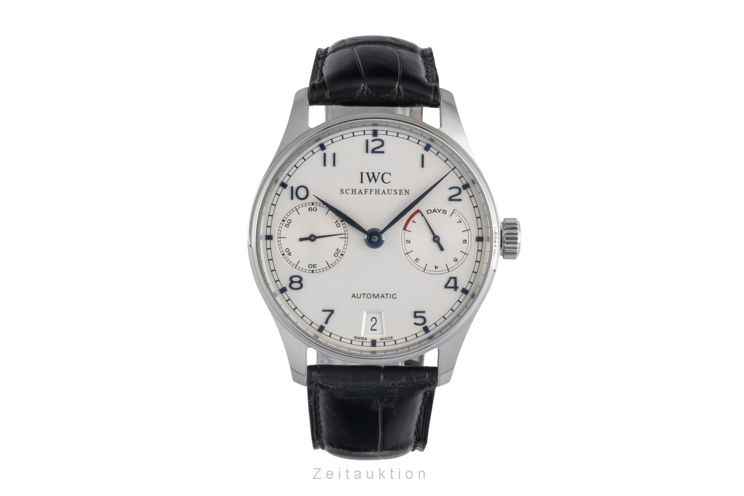 IWC Schaffhausen Portugieser 7 Days Automatik Stahl Ref. IW500107 VP: 14000,- € [2603886]