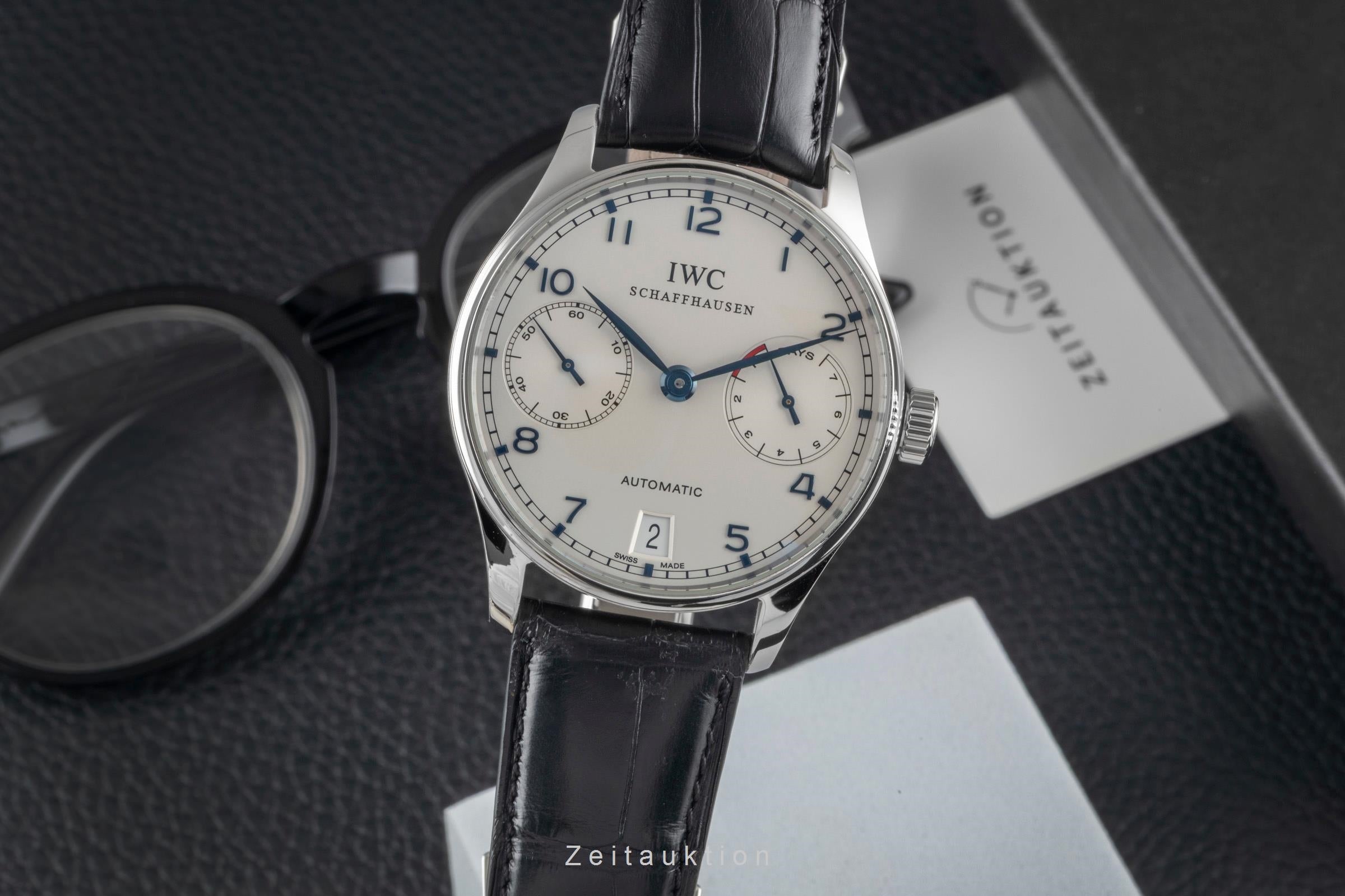 IWC Schaffhausen Portugieser 7 Days Automatik Stahl Ref. IW500107 VP: 14000,- € [2603886]