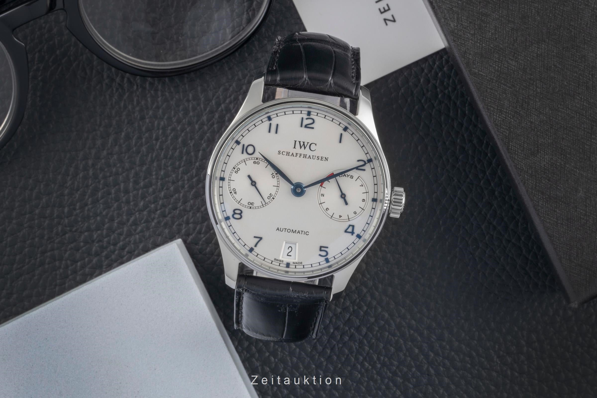 IWC Schaffhausen Portugieser 7 Days Automatik Stahl Ref. IW500107 VP: 14000,- € [2603886]