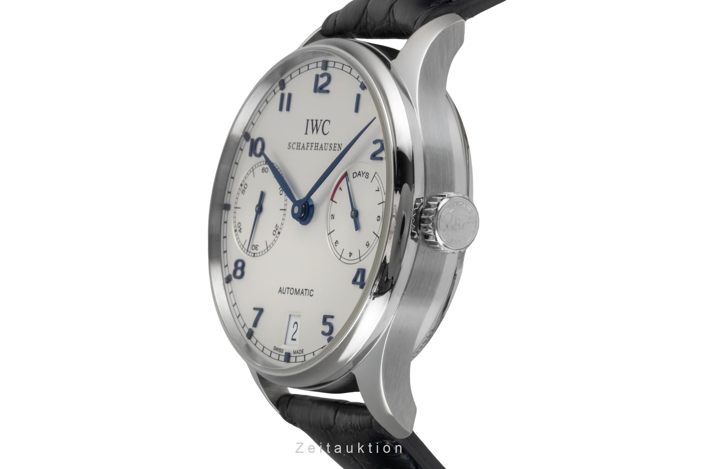 IWC Schaffhausen Portugieser 7 Days Automatik Stahl Ref. IW500107 VP: 14000,- € [2603886]
