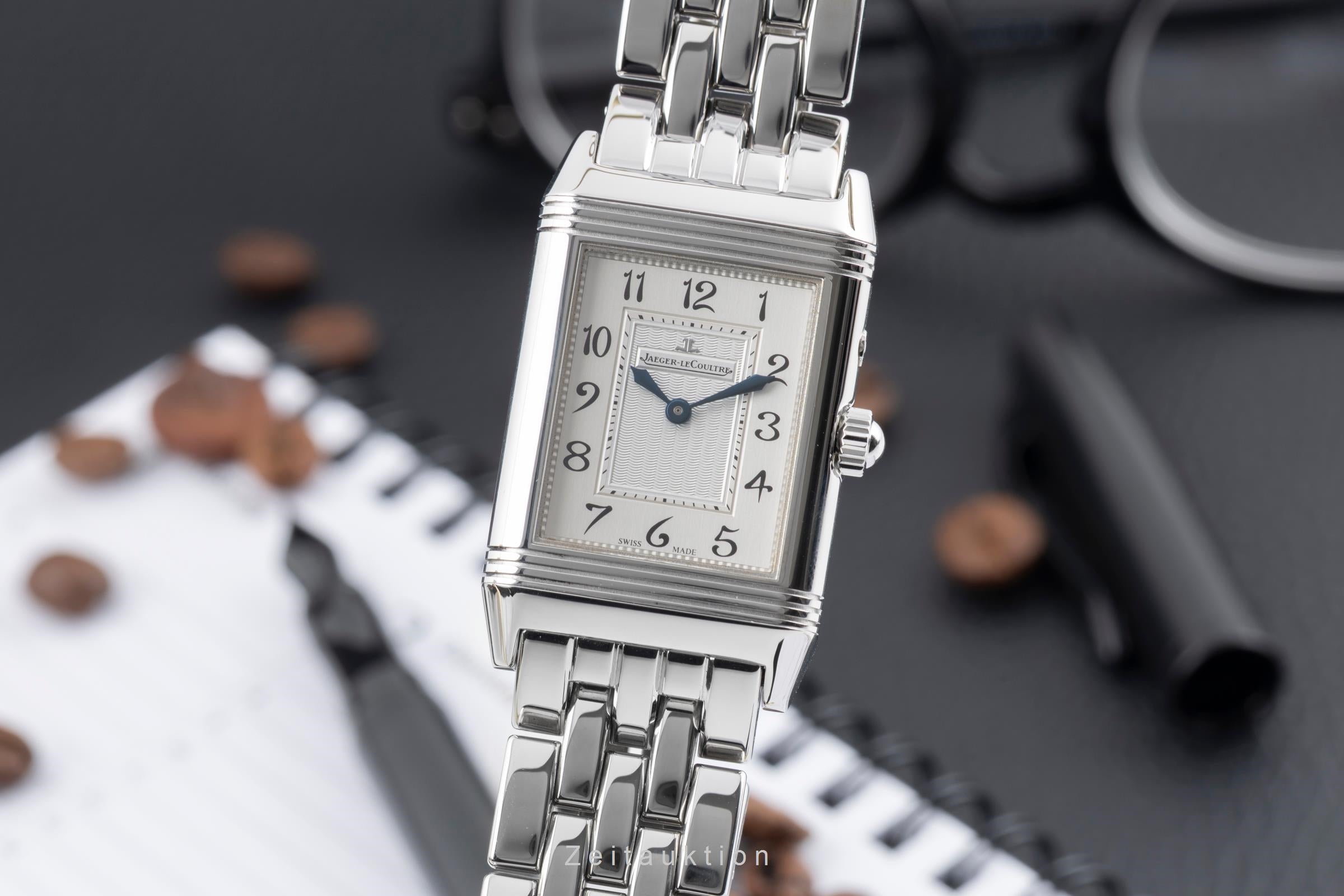 Jaeger LeCoultre Reverso acero cuerda manual reloj para caballeros Q2698420, 269.8.54  [2603887]