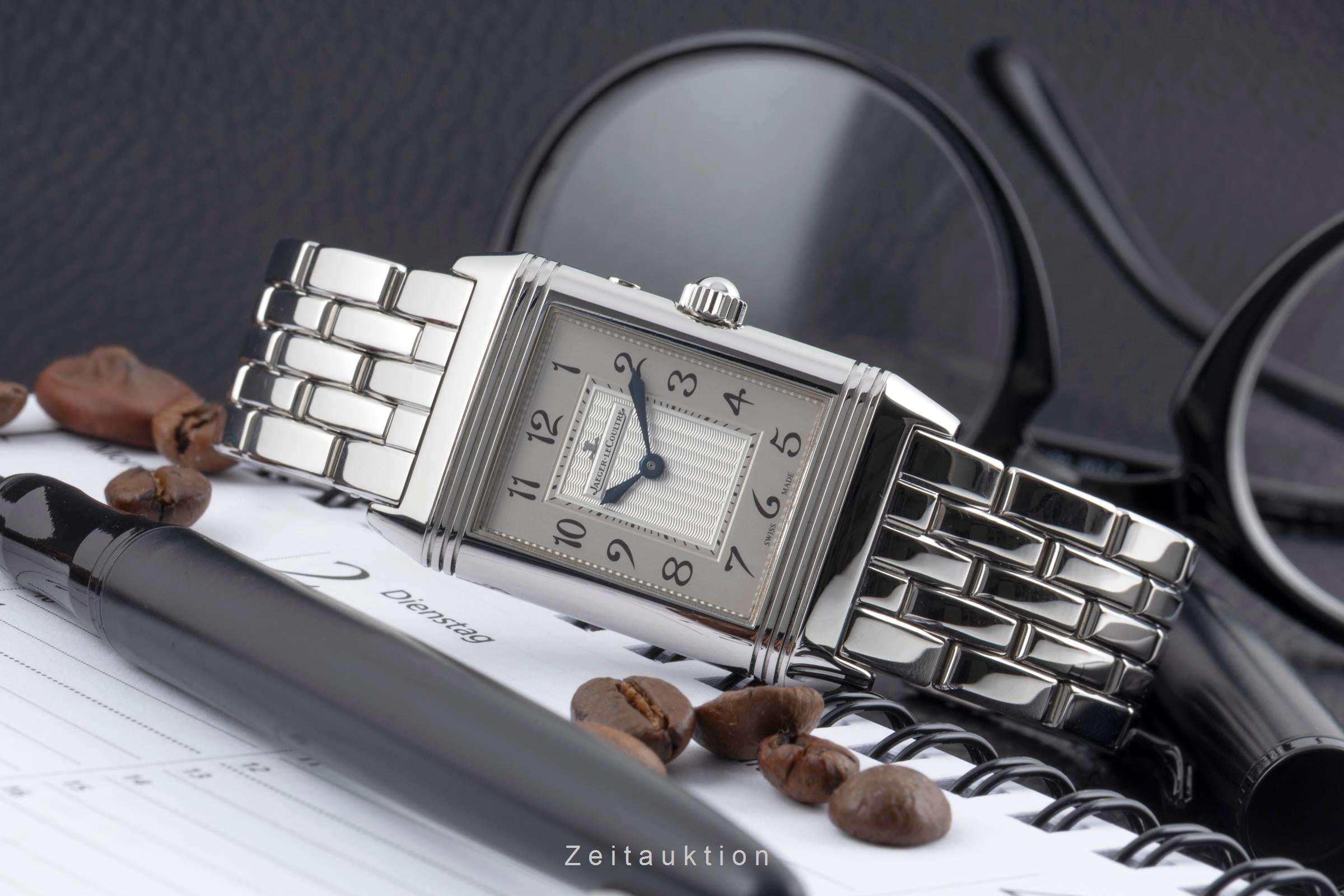 Jaeger LeCoultre Reverso acier à remontage manuel montre pour hommes Q2698420, 269.8.54  [2603887]