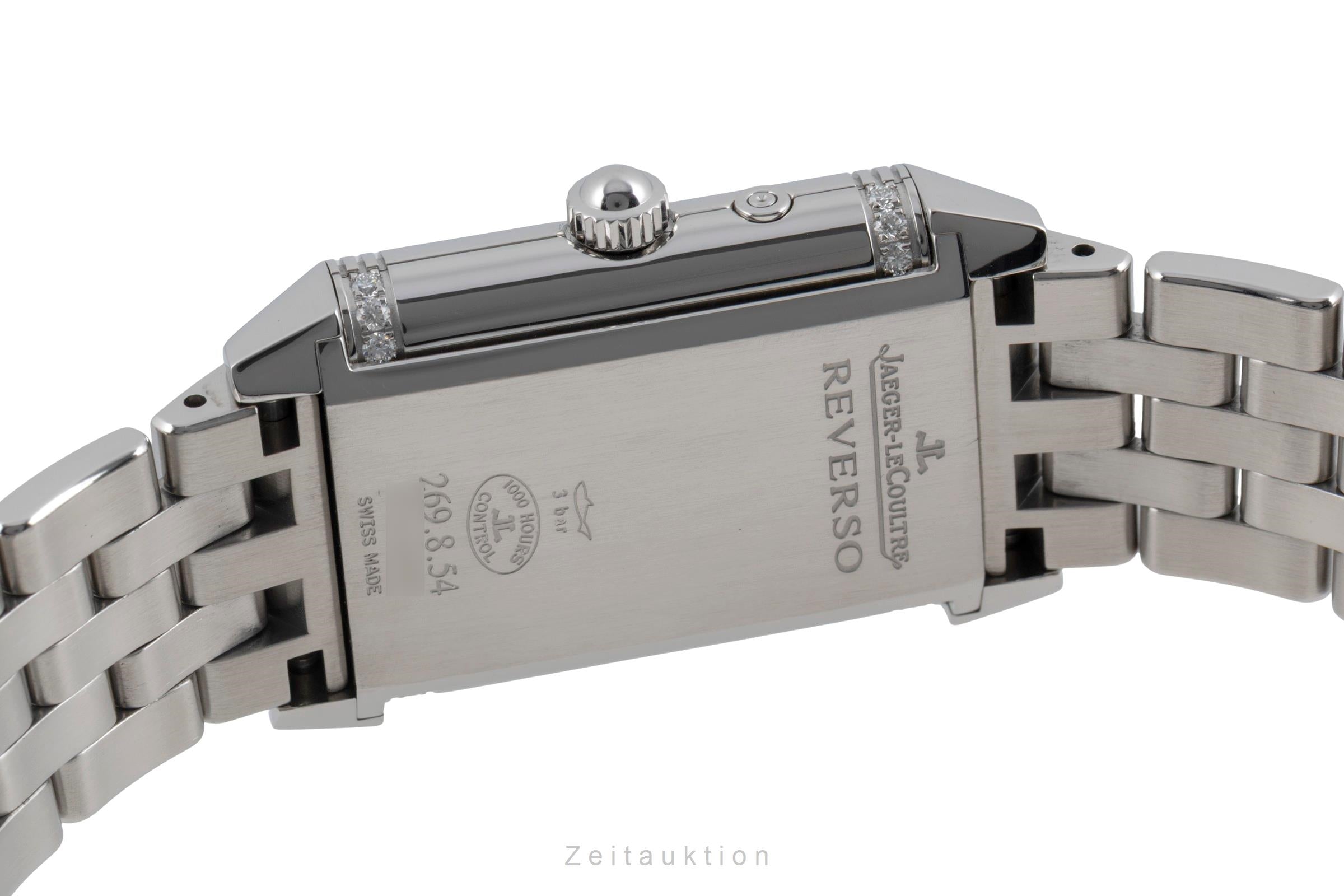 Jaeger LeCoultre Reverso acier à remontage manuel montre pour hommes Q2698420, 269.8.54  [2603887]