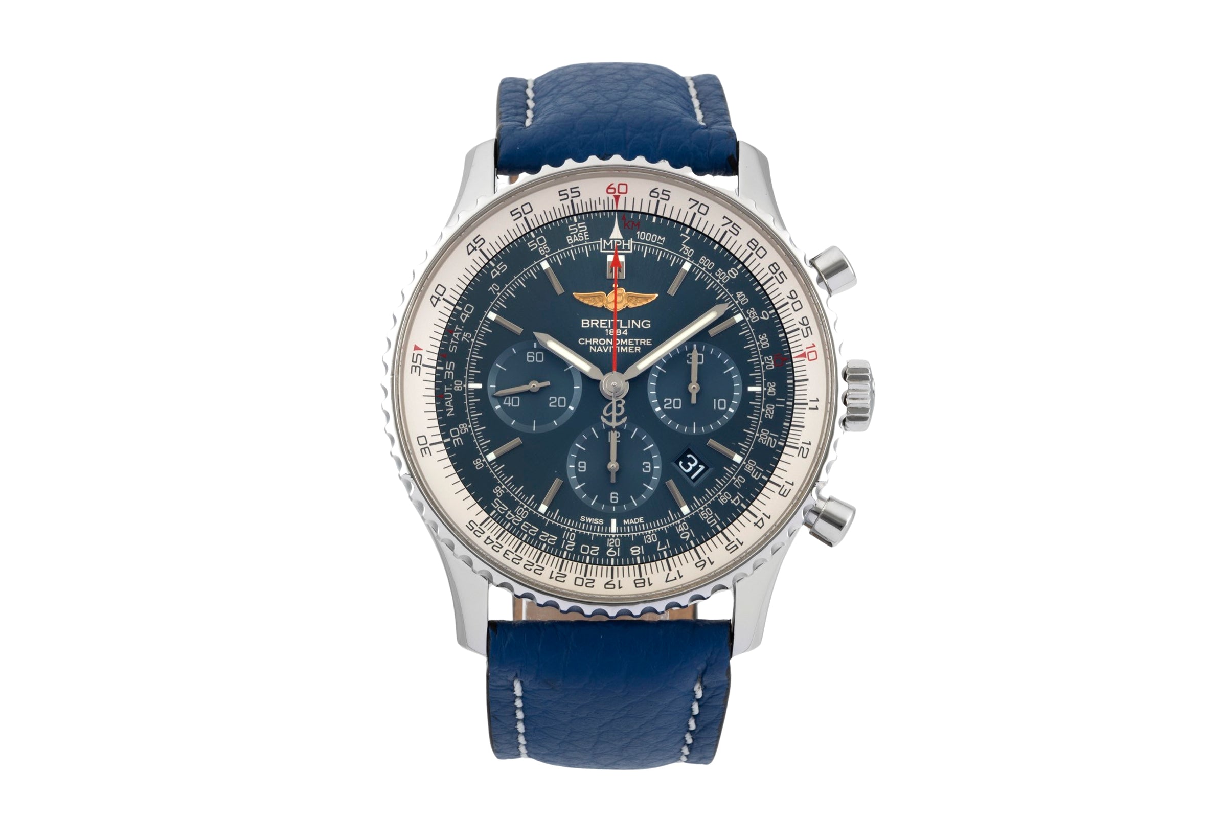 Breitling Navitimer 01 46 cronógrafo acero automático reloj para caballeros AB012721/C889  [2603889]