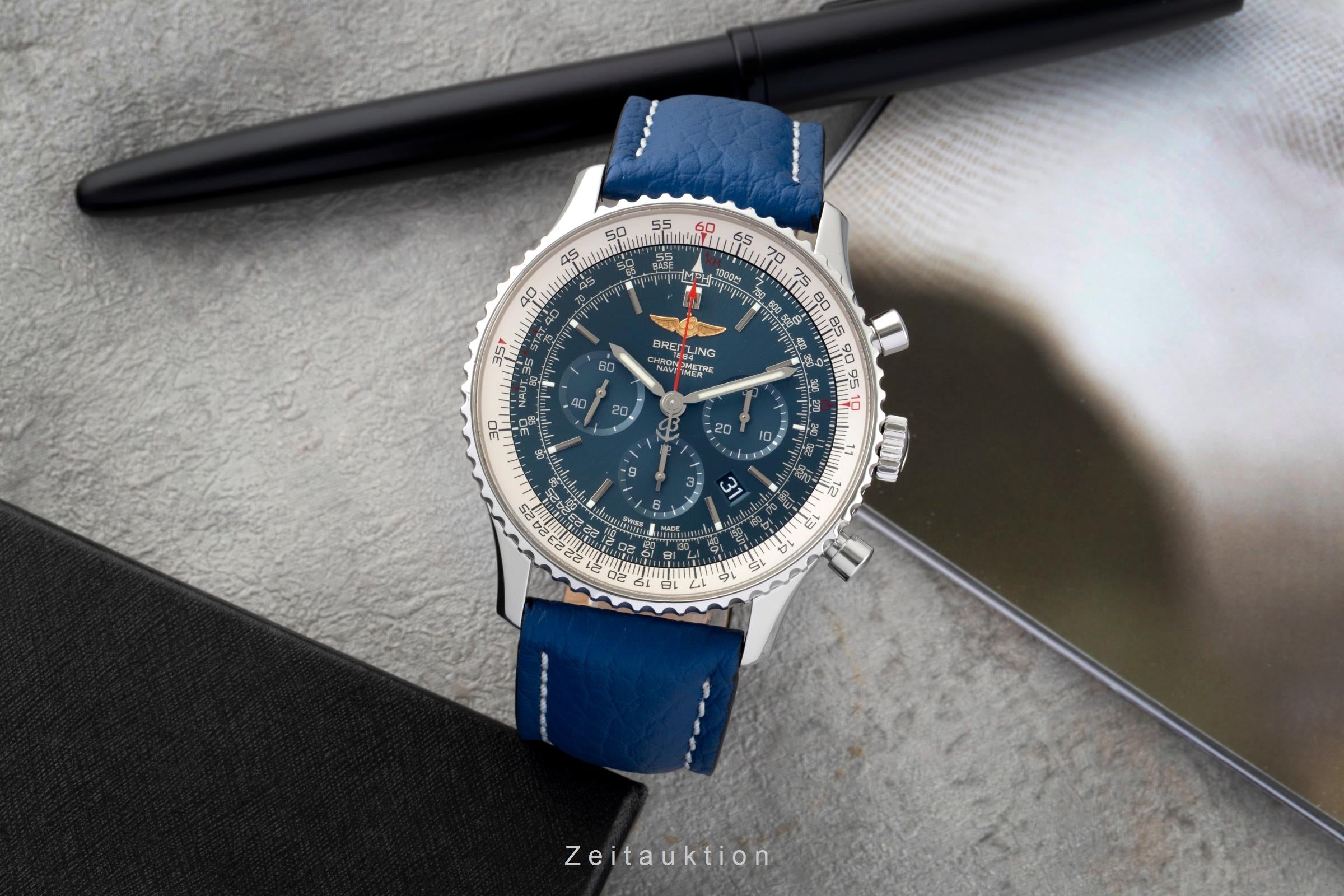 Breitling Navitimer 01 46 cronógrafo acero automático reloj para caballeros AB012721/C889  [2603889]