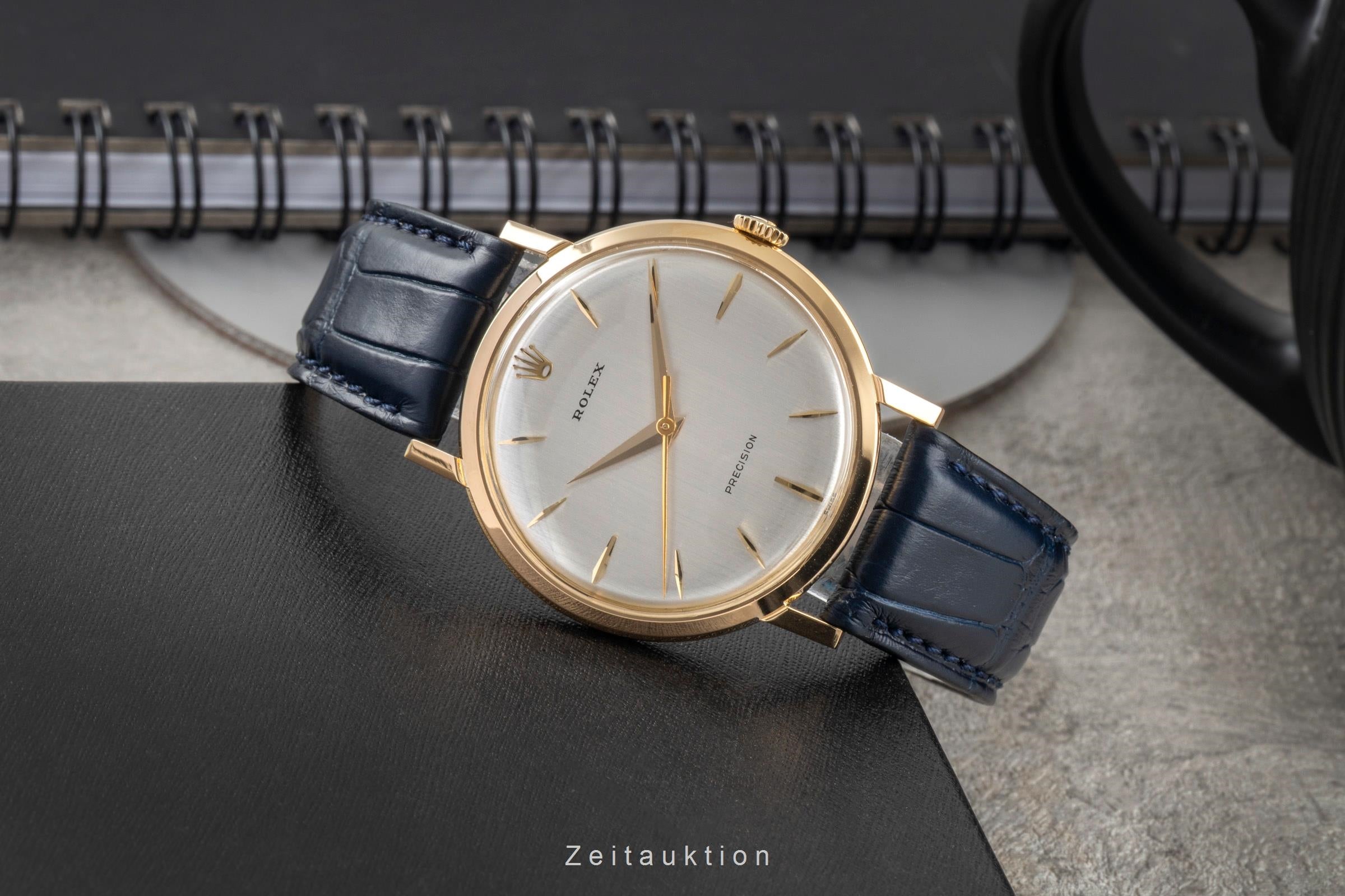 Rolex Precision 18 ct gold manual winding men's watch 9971 Vintage  [2603899]