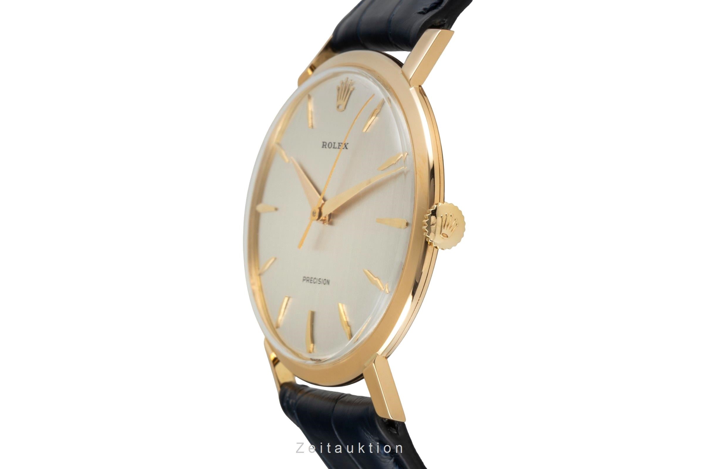 Rolex Precision 18 ct gold manual winding men's watch 9971 Vintage  [2603899]