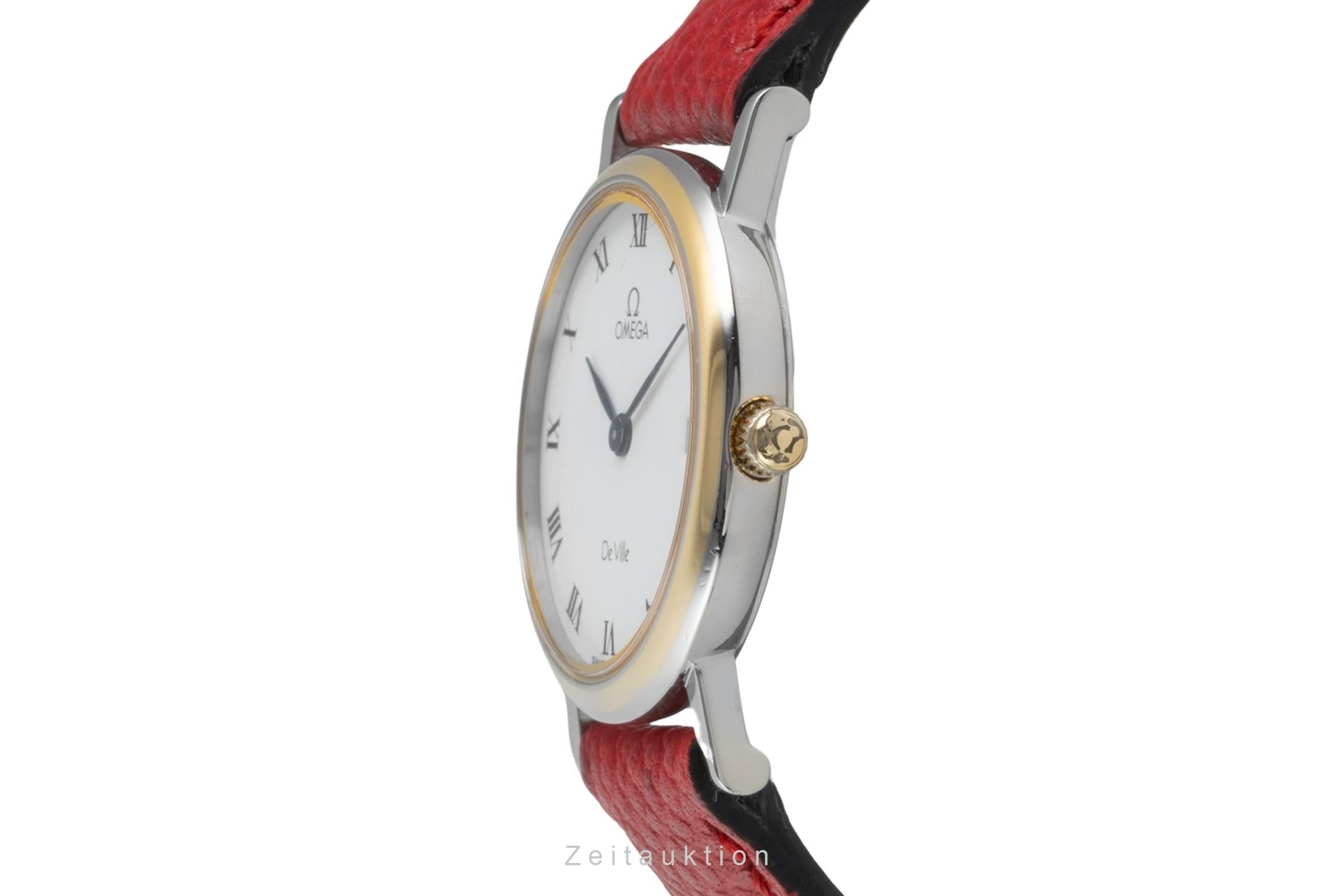 Omega De Ville acier / doré quartz montre pour femmes 596.2379  [2603901]