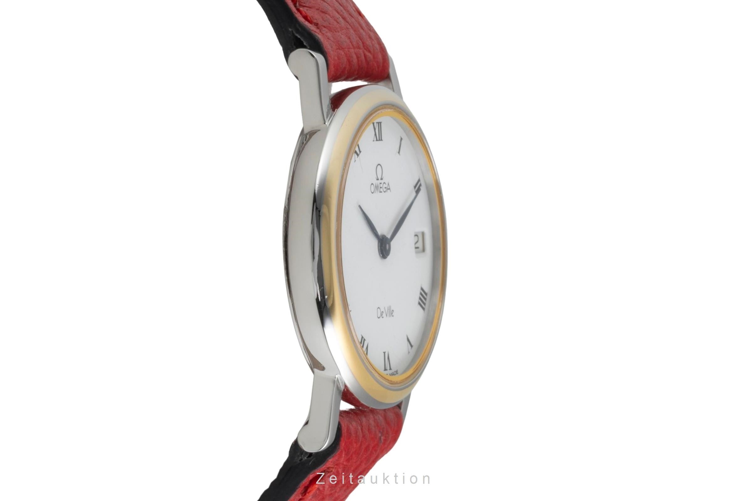 Omega De Ville acier / doré quartz montre pour femmes 596.2379  [2603901]