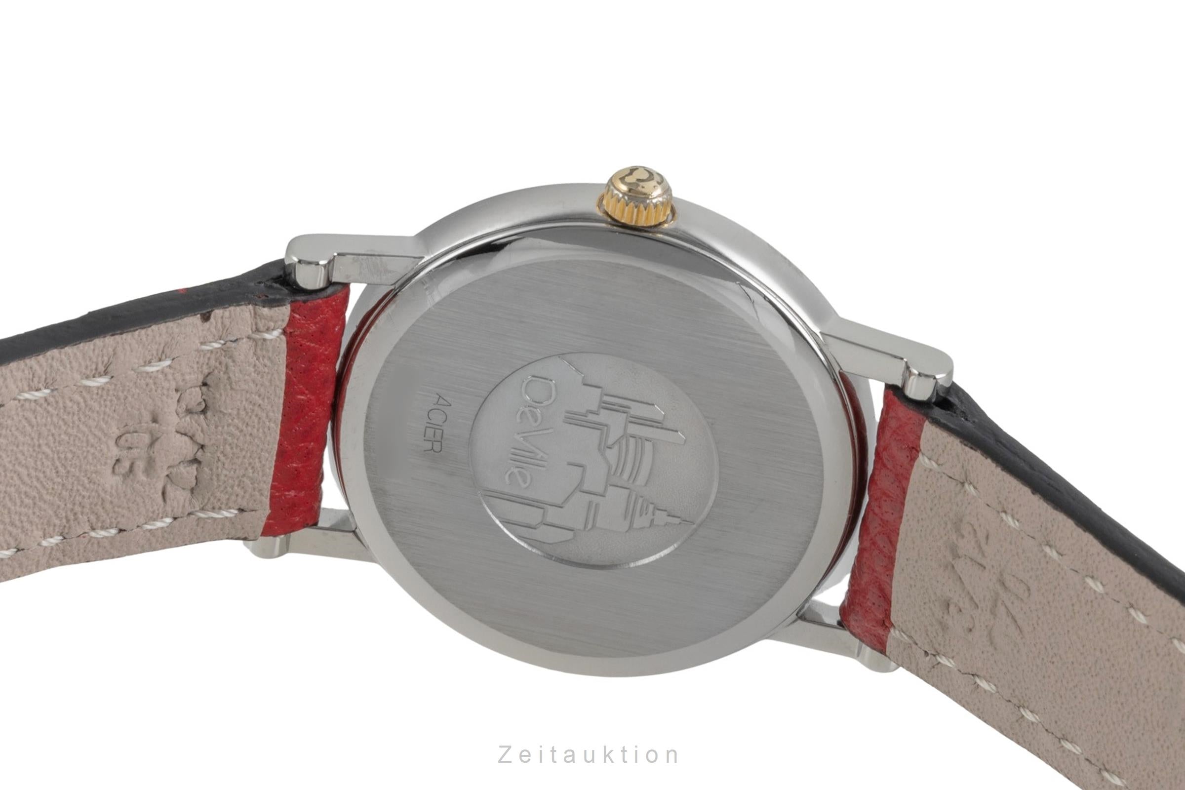 Omega De Ville acier / doré quartz montre pour femmes 596.2379  [2603901]