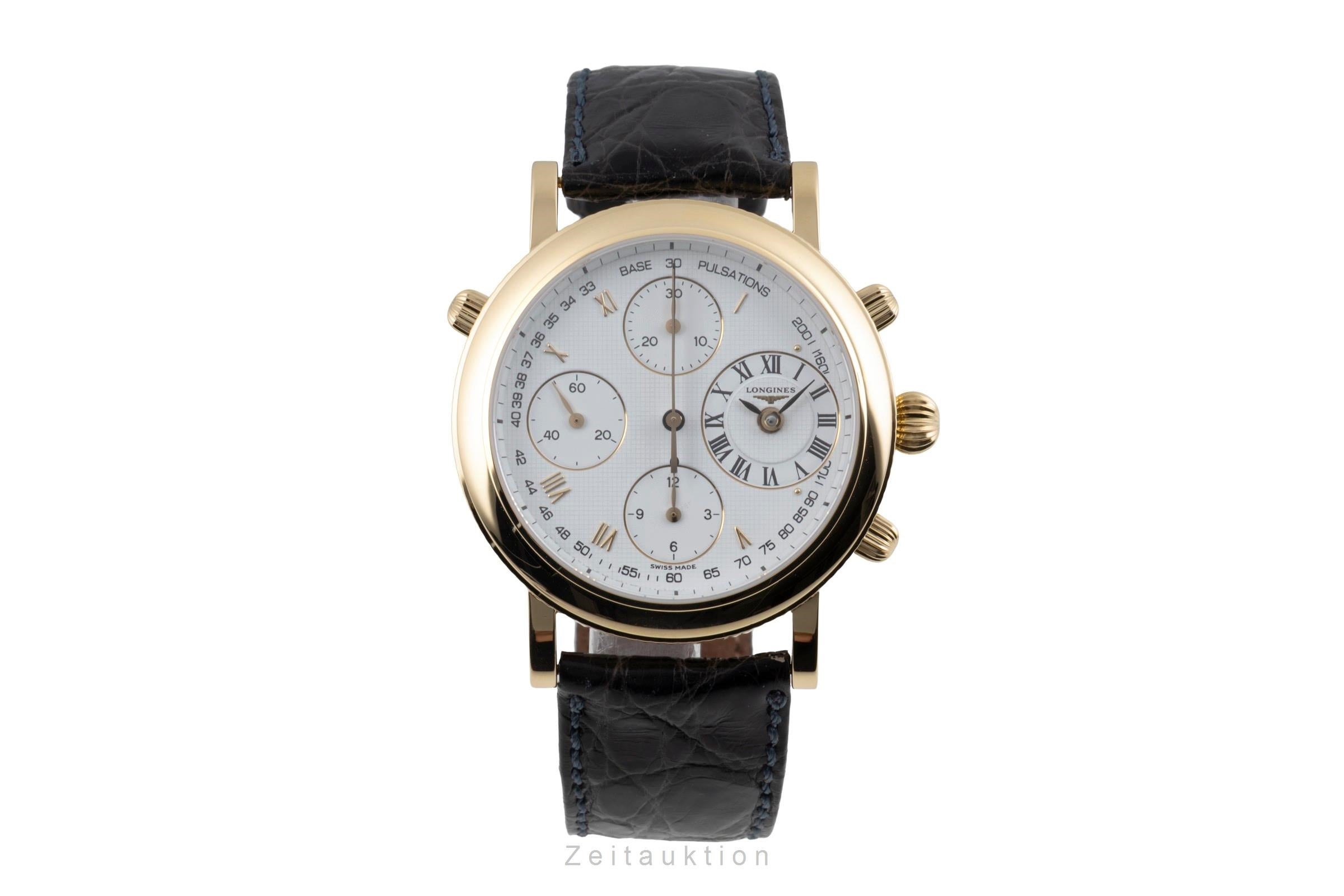 Longines Ernest Francillon 18K Gold Chronograph Rattrapante Automatik L4.654.6 [2603902]