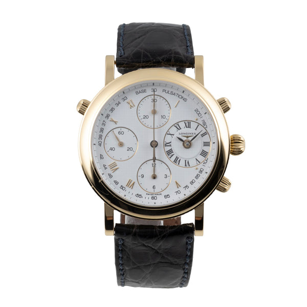Longines Ernest Francillon 18K Gold Chronograph Rattrapante Automatik L4.654.6 [2603902]