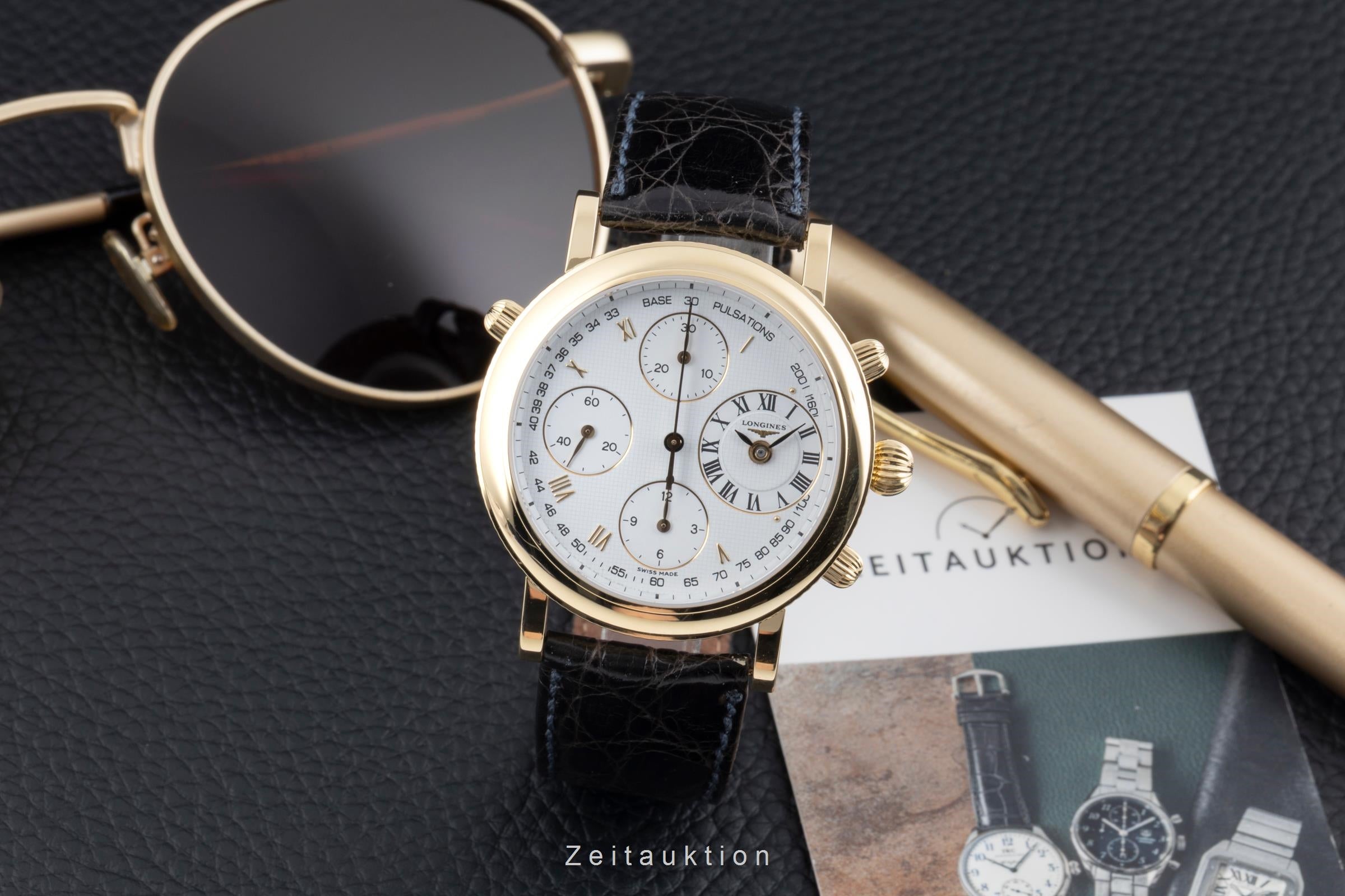 Longines Ernest Francillon 18K Gold Chronograph Rattrapante Automatik L4.654.6 [2603902]