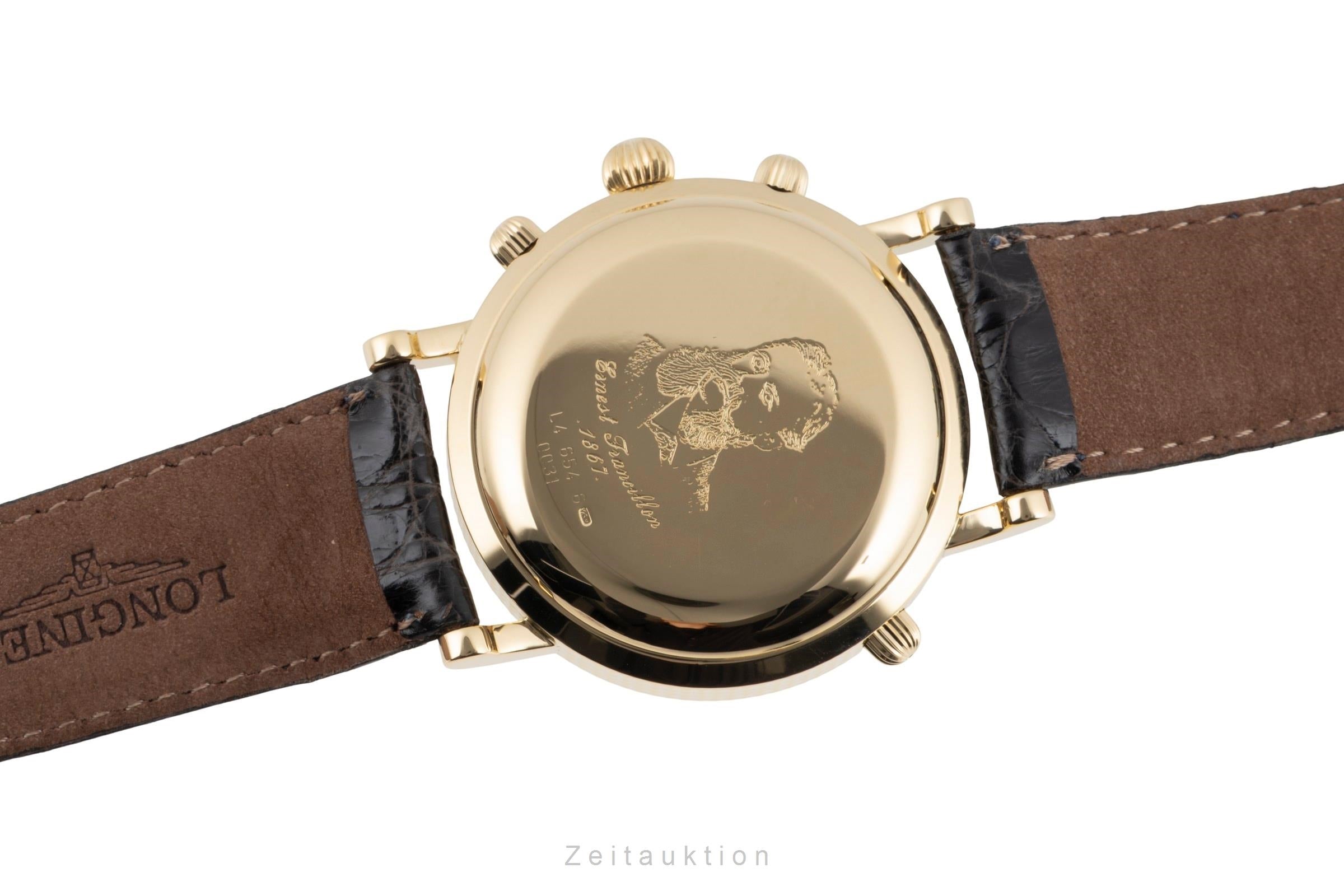 Longines Ernest Francillon 18K Gold Chronograph Rattrapante Automatik L4.654.6 [2603902]