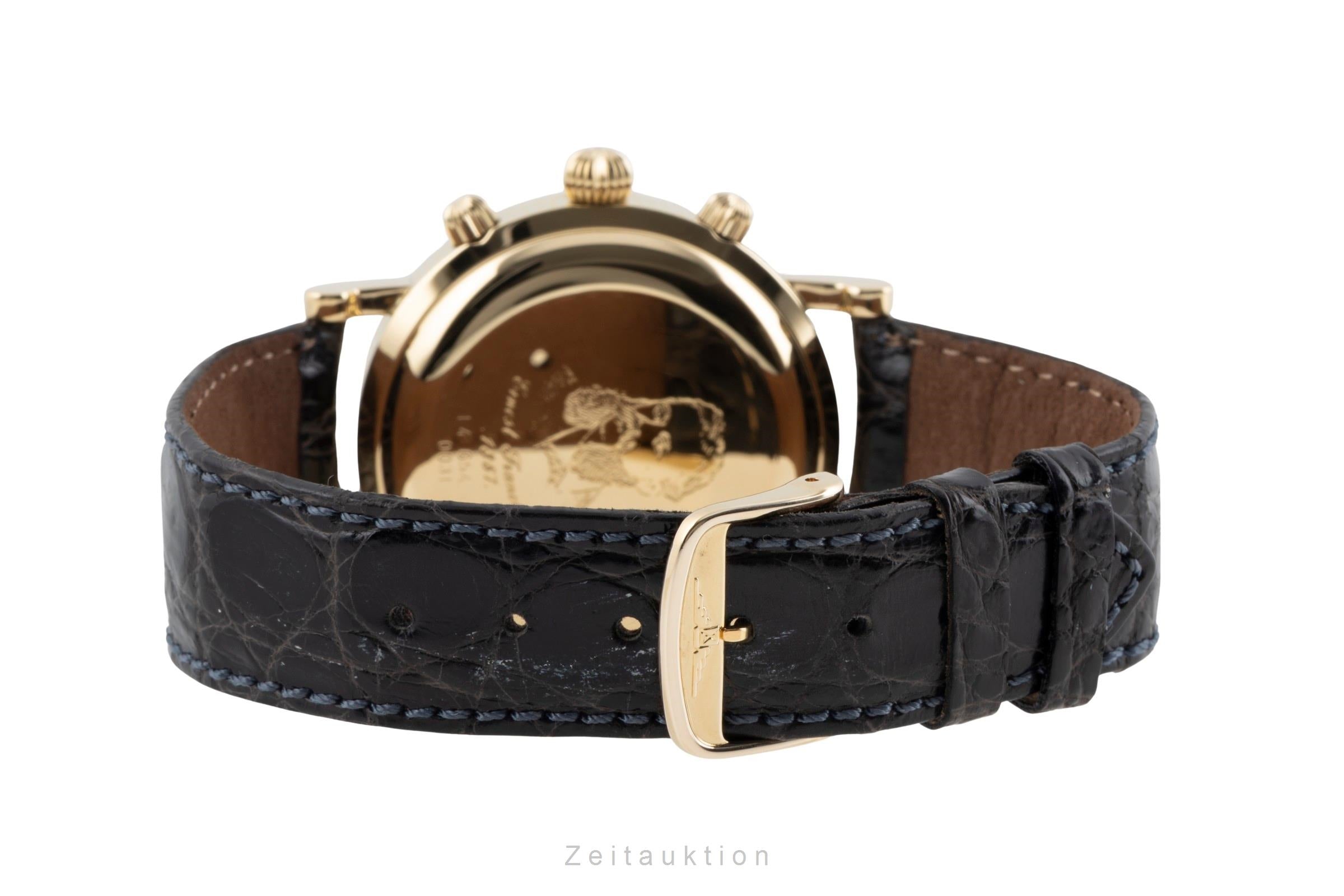 Longines Ernest Francillon 18K Gold Chronograph Rattrapante Automatik L4.654.6 [2603902]