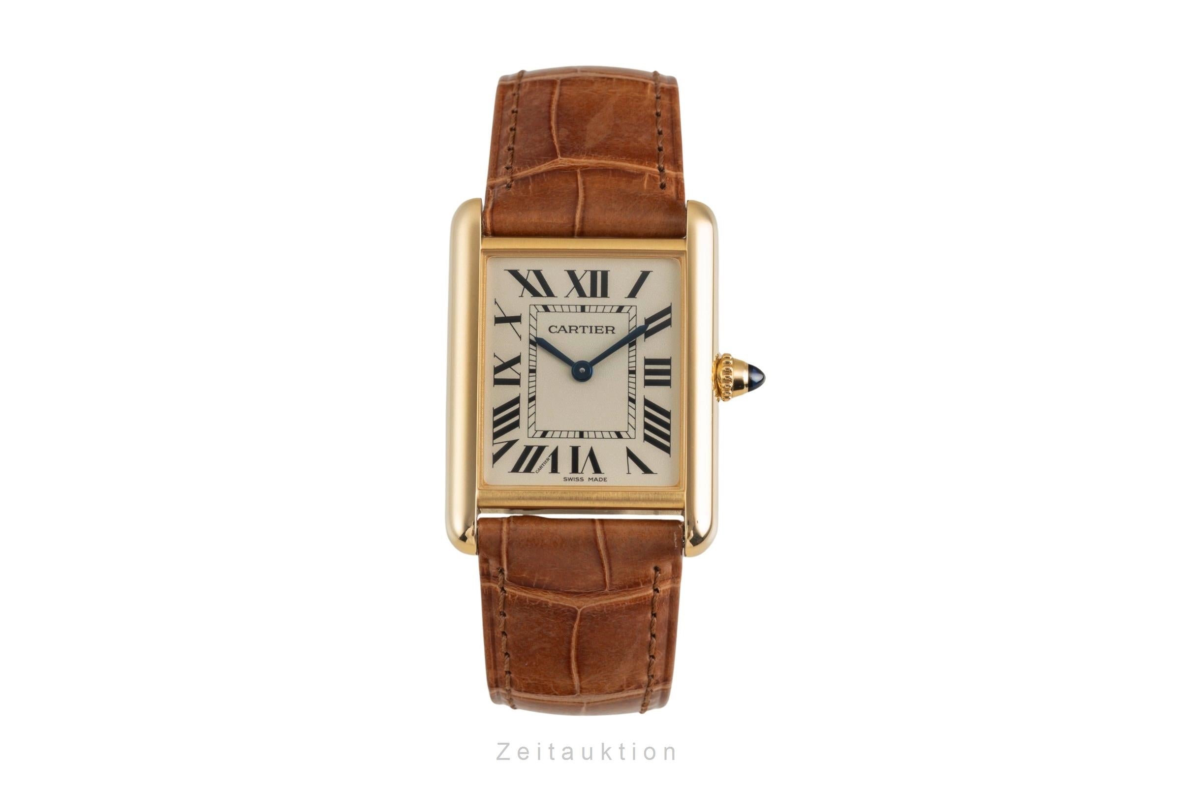 Cartier Tank or 18 ct quartz unisexe WGTA0067 LP: 13600EUR  [2603904]