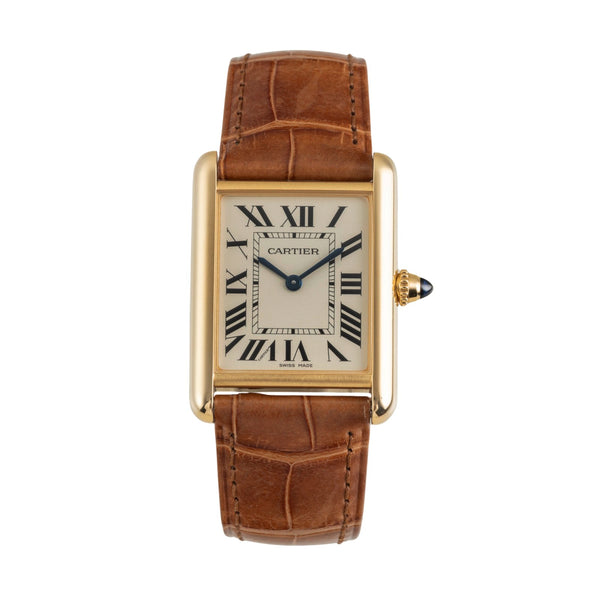 Cartier Tank or 18 ct quartz unisexe WGTA0067 LP: 13600EUR  [2603904]