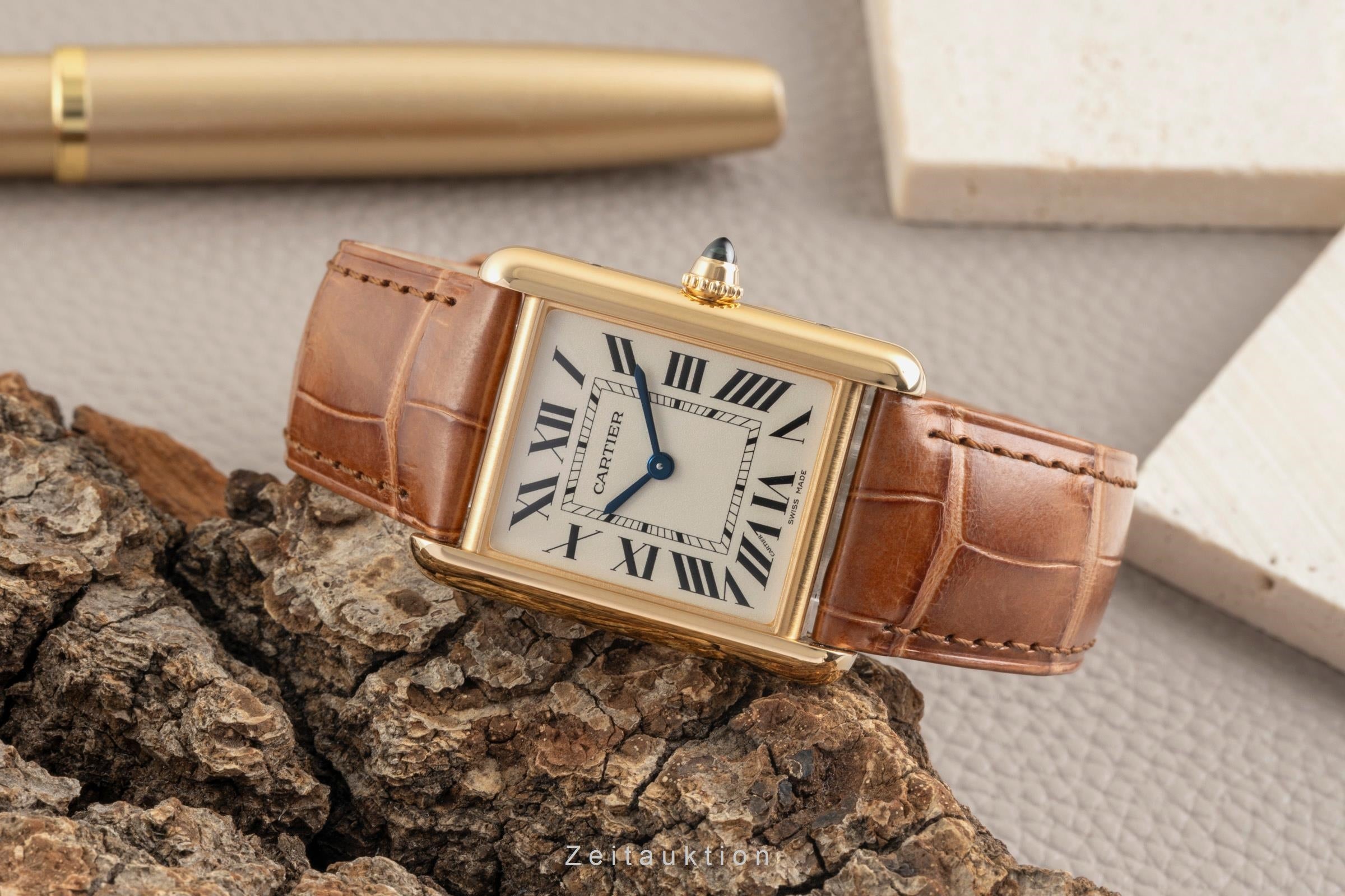 Cartier Tank or 18 ct quartz unisexe WGTA0067 LP: 13600EUR  [2603904]