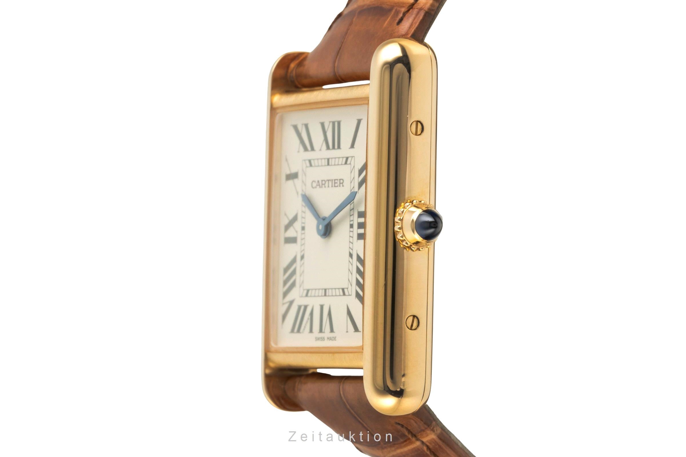 Cartier Tank or 18 ct quartz unisexe WGTA0067 LP: 13600EUR  [2603904]